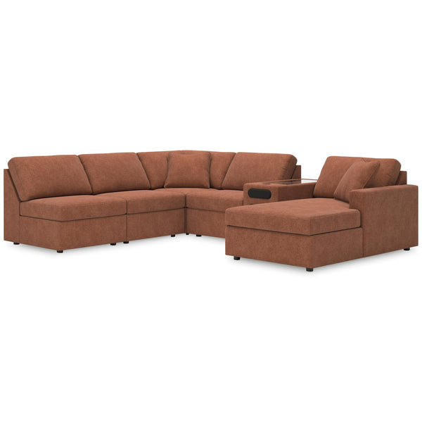 Signature Design by Ashley Modmax Fabric 6 pc Sectional