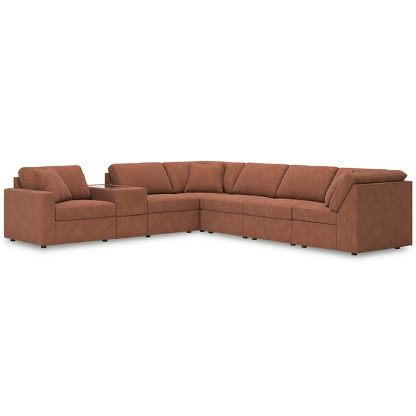 Signature Design by Ashley Modmax Fabric 7 pc Sectional