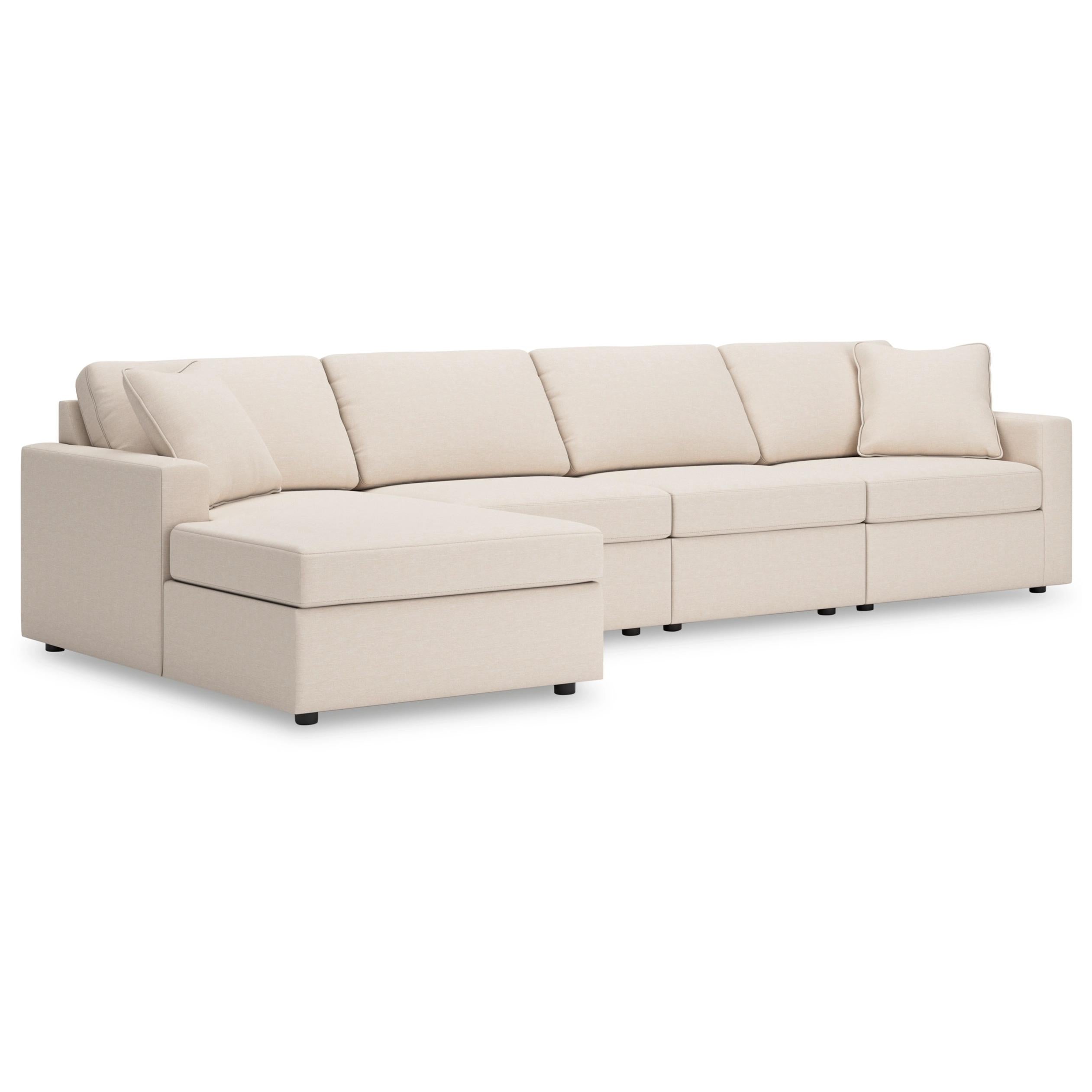  Manufacturer Color_Oyster --  Modmax 92103S26 4 pc Sectional with Chaise IMAGE 1