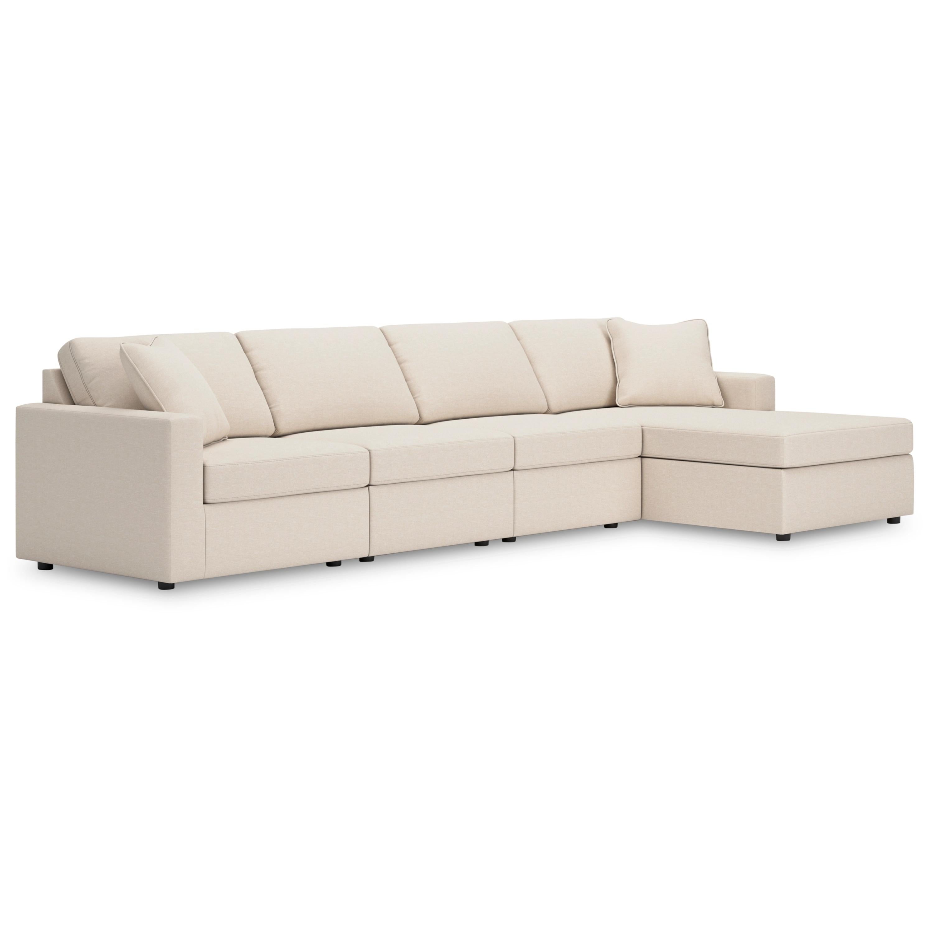  Manufacturer Color_Oyster --  Modmax 92103S27 4 pc Sectional with Chaise IMAGE 1