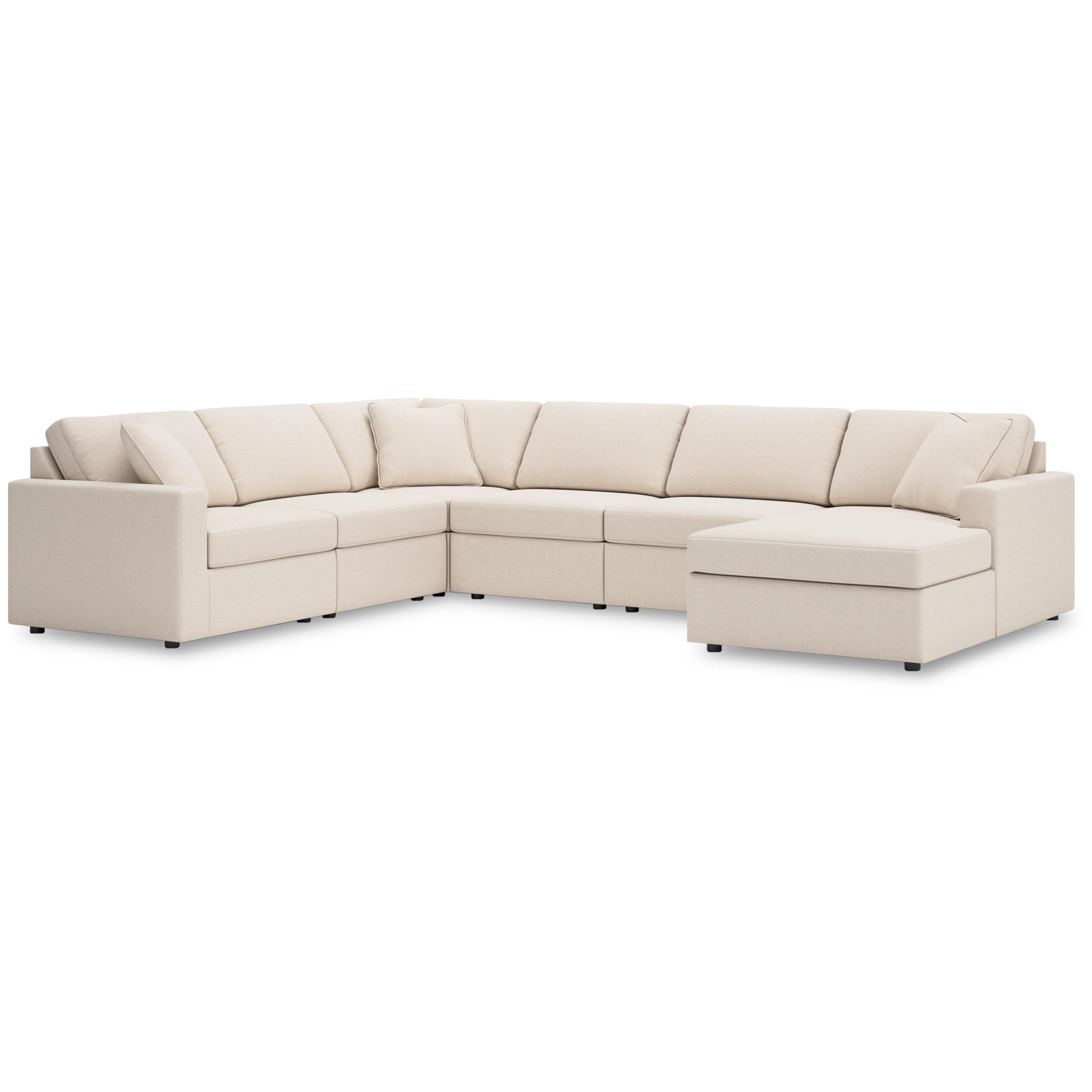  Manufacturer Color_Oyster --  Modmax 92103S46 6 pc Sectional with Chaise IMAGE 1