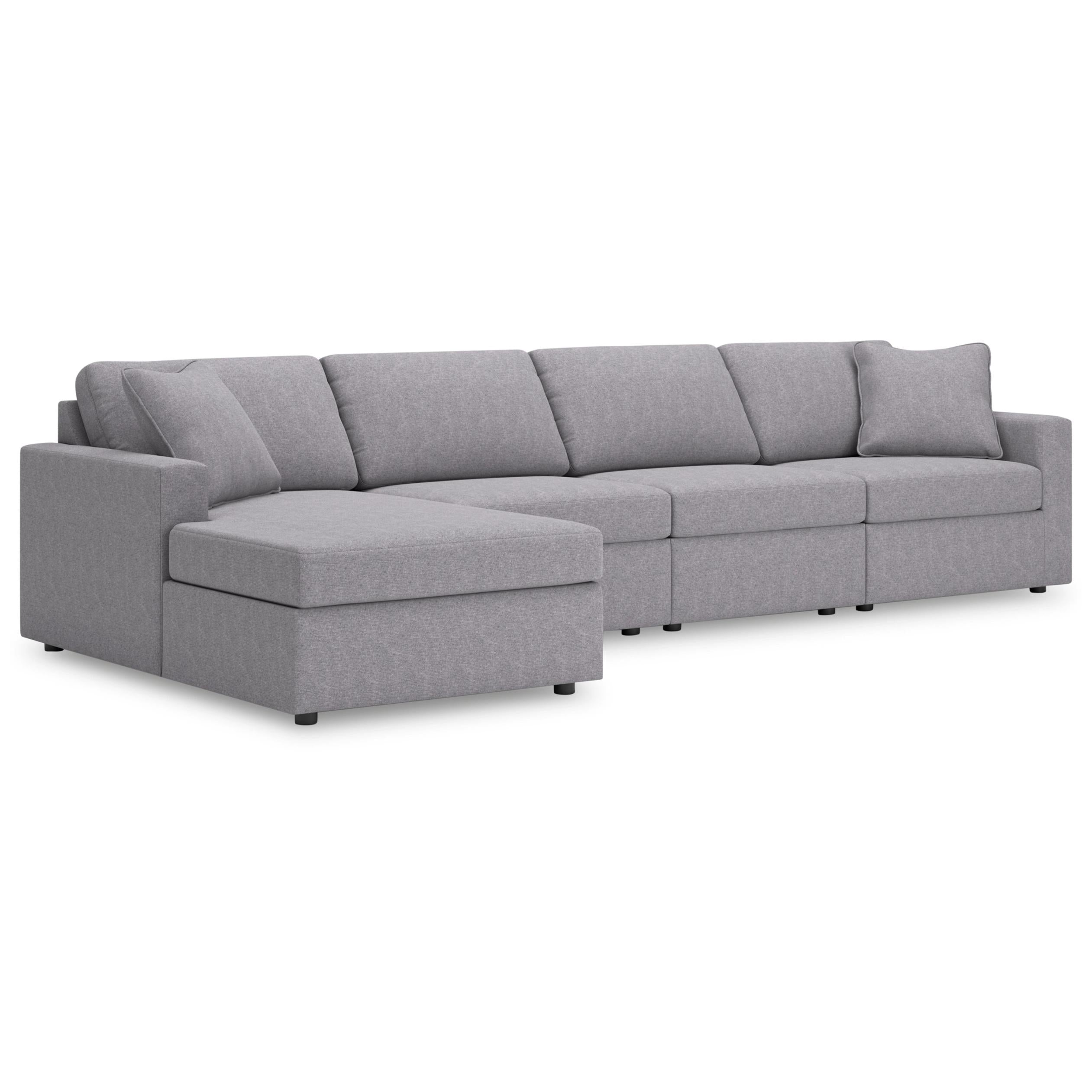  Manufacturer Color_Granite --  Modmax 92104S26 4 pc Sectional with Chaise IMAGE 1