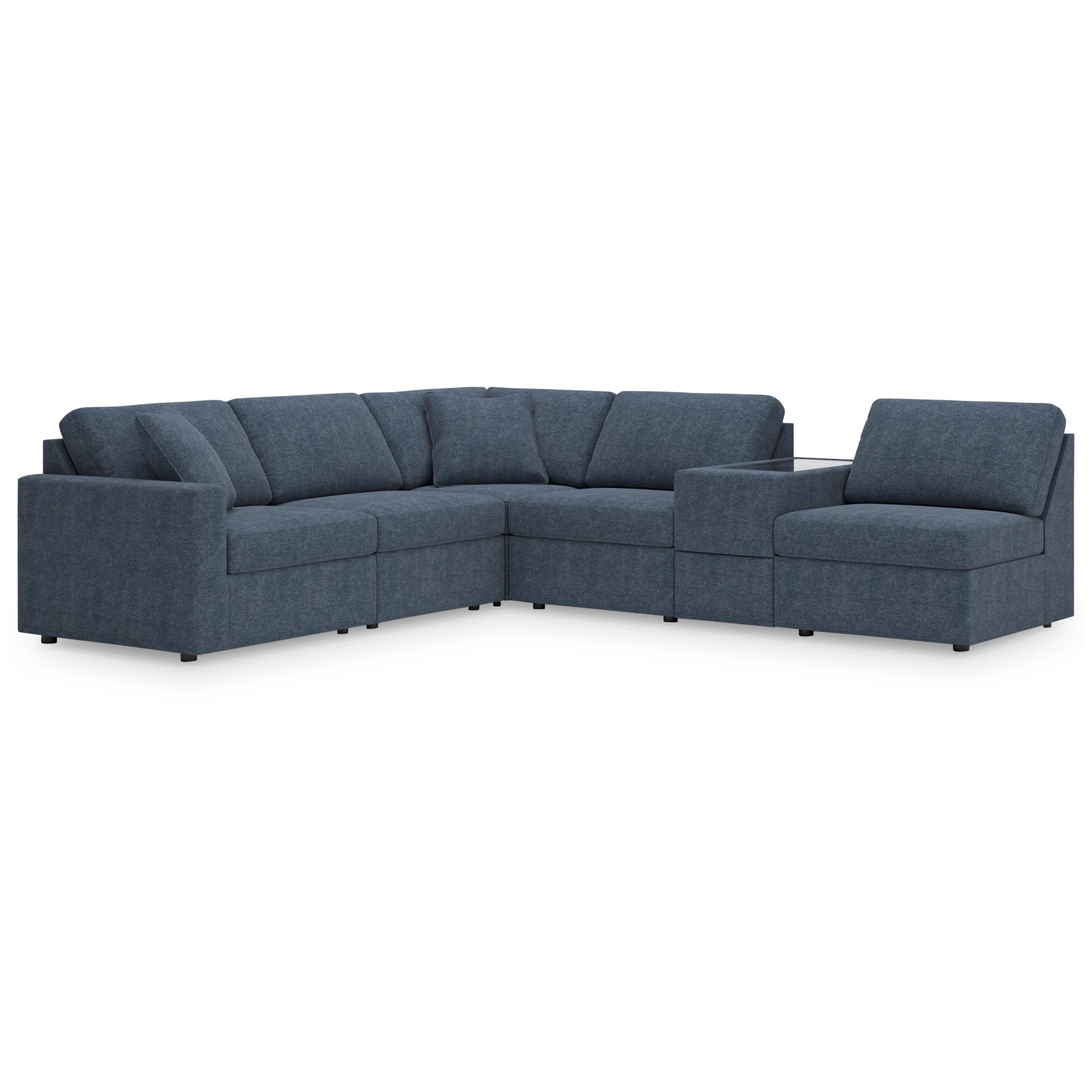  Manufacturer Color_Ink --  Modmax 92121S20 6 pc Sectional with Storage Console IMAGE 1