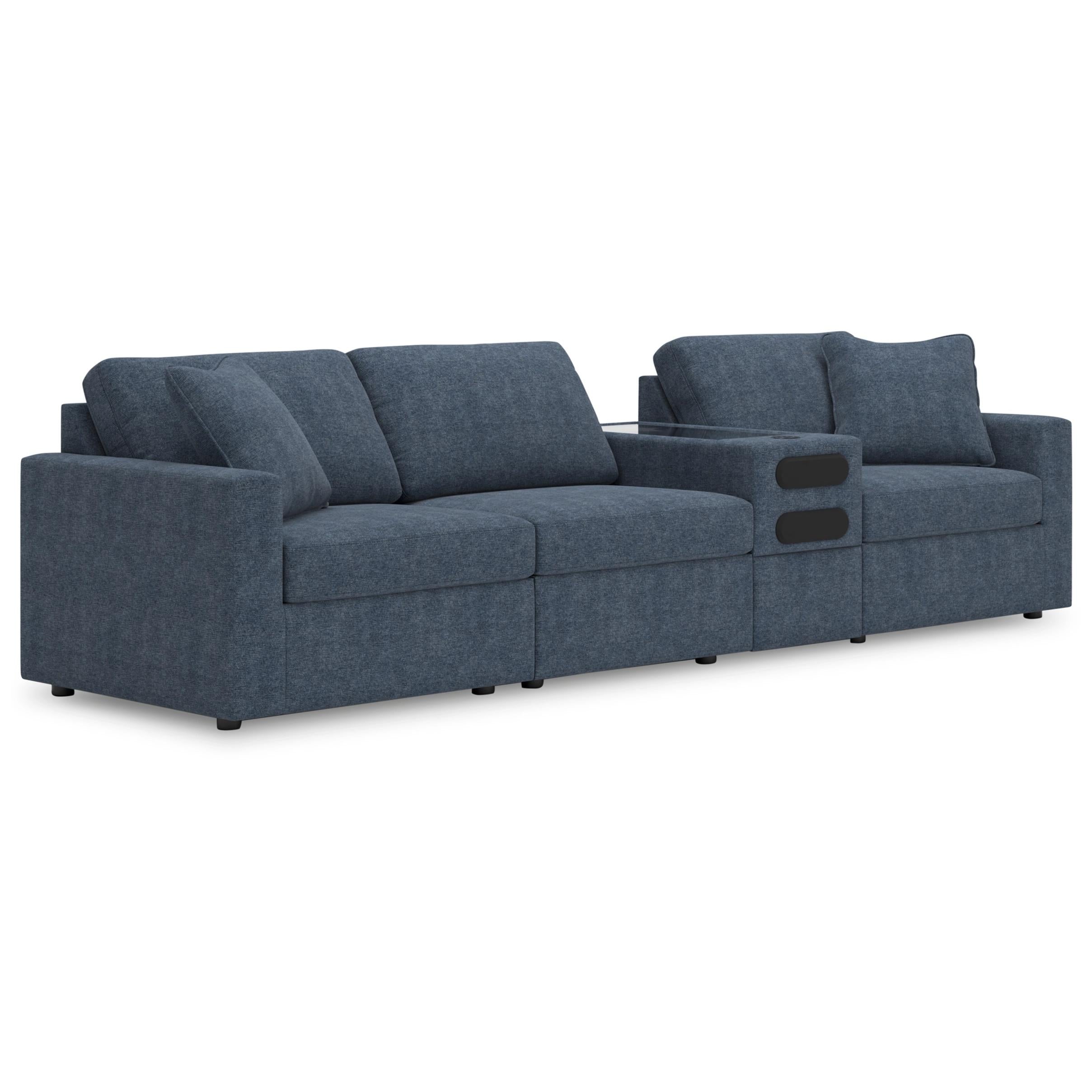  Manufacturer Color_Ink --  Modmax 92121S28 4 pc Sectional with Audio Console IMAGE 1