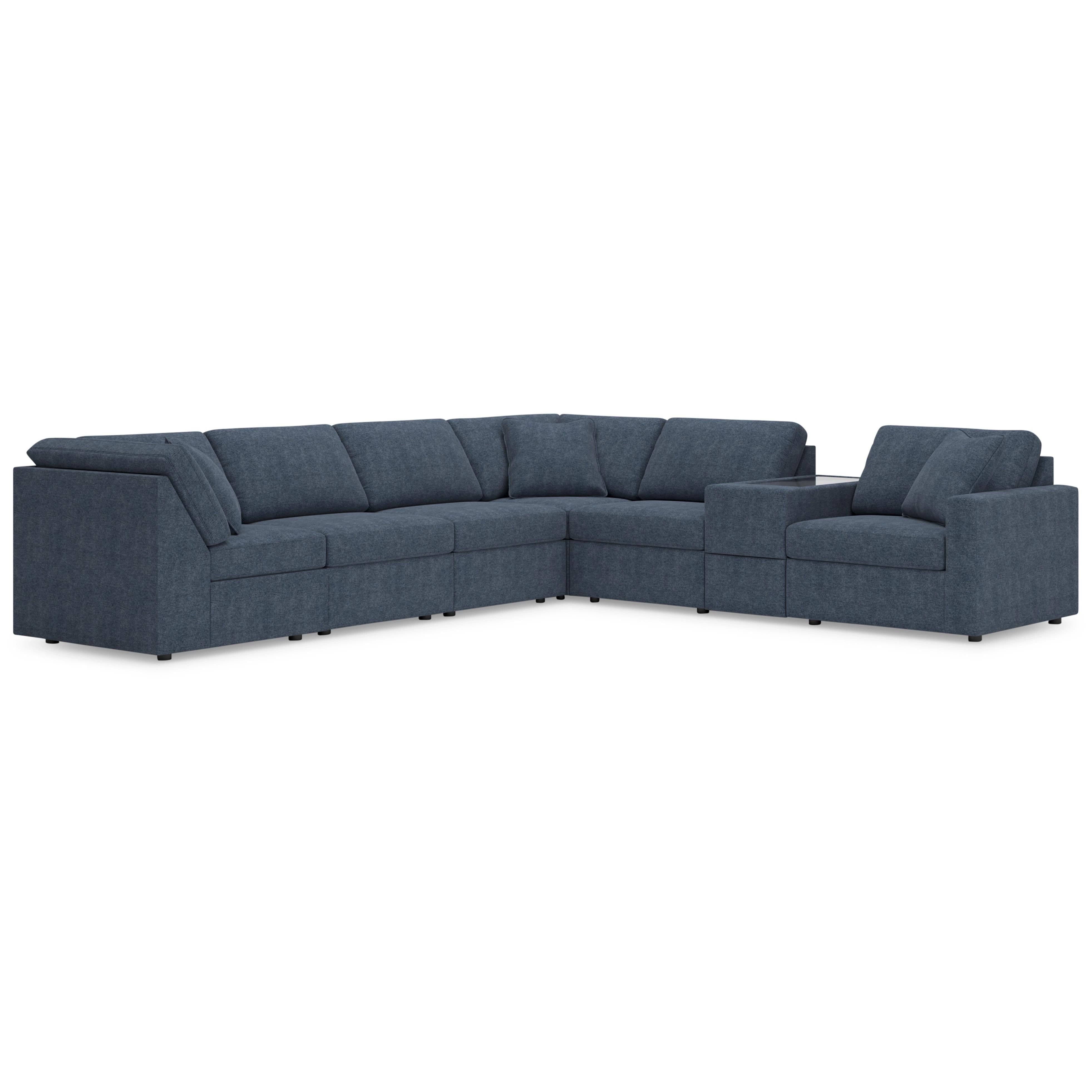  Manufacturer Color_Ink --  Modmax 92121S32 7 pc Sectional with Storage Console IMAGE 1