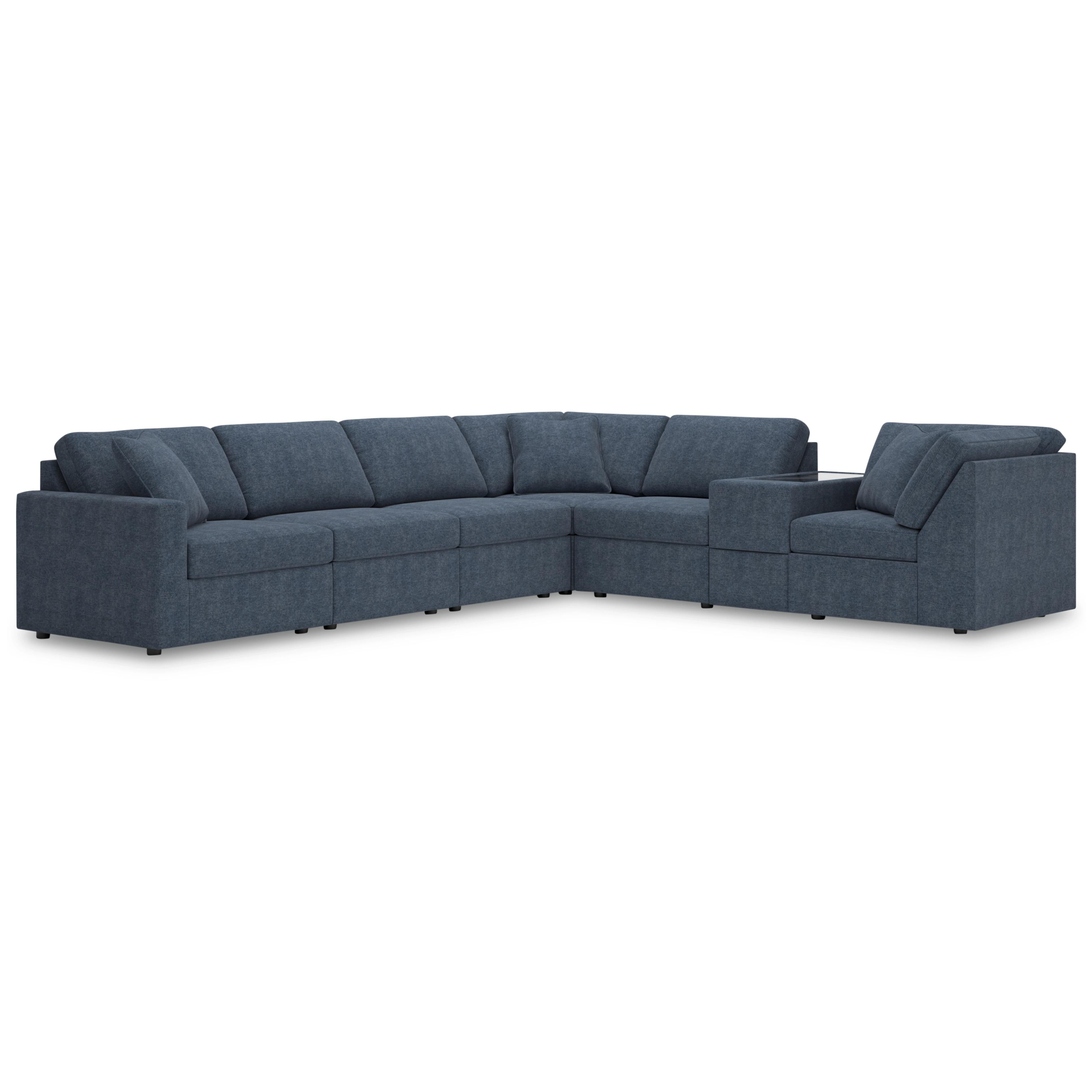  Manufacturer Color_Ink --  Modmax 92121S33 7 pc Sectional with Storage Console IMAGE 1