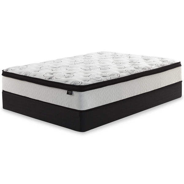 Sierra Sleep Chime 12 Inch Hybrid M697M1 California King Mattress and Foundation Set