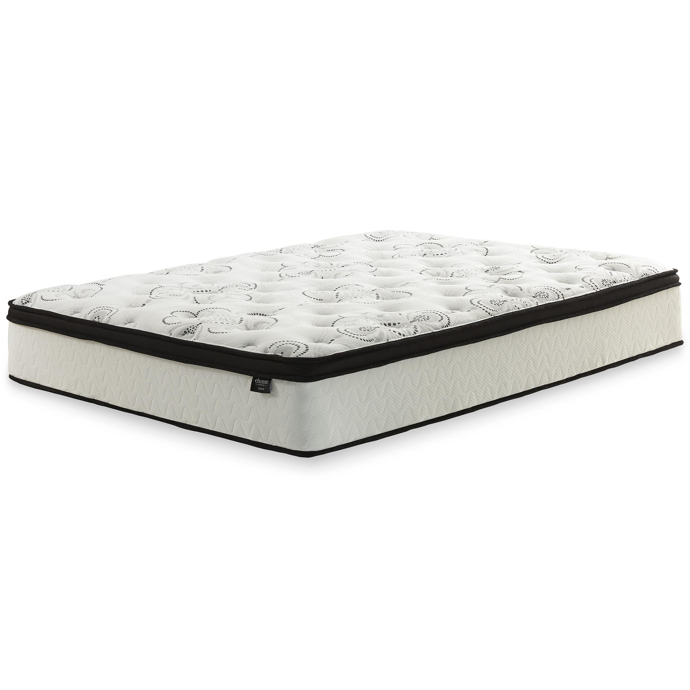  Sierra Sleep Chime 12 Inch Hybrid M697M1 California King Mattress and Foundation Set IMAGE 2