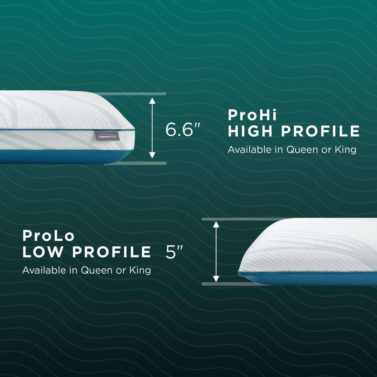 Tempur-Pedic Tempur-Pedic Adapt ProHi 2.0 Pillow (King) IMAGE 2
