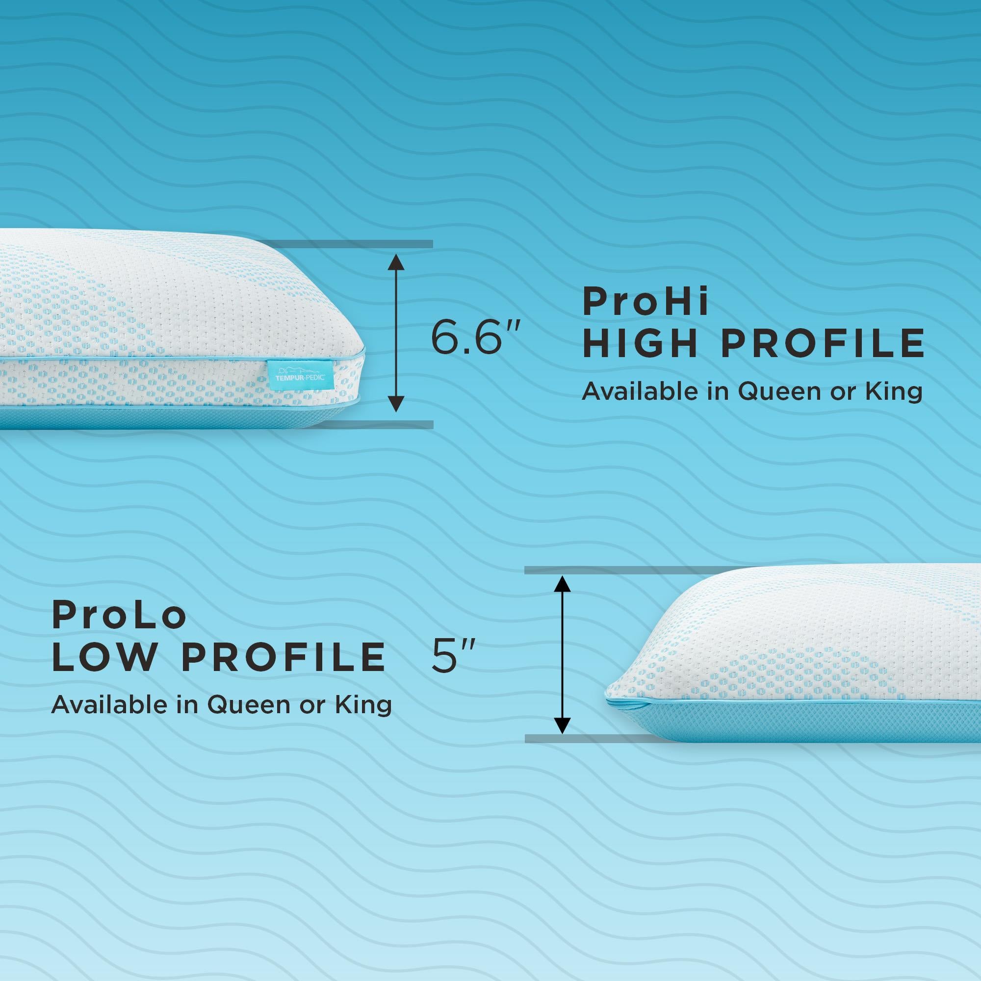 Tempur-Pedic Tempur-Pedic Breeze ProHi 2.0 Pillow (Queen) IMAGE 3