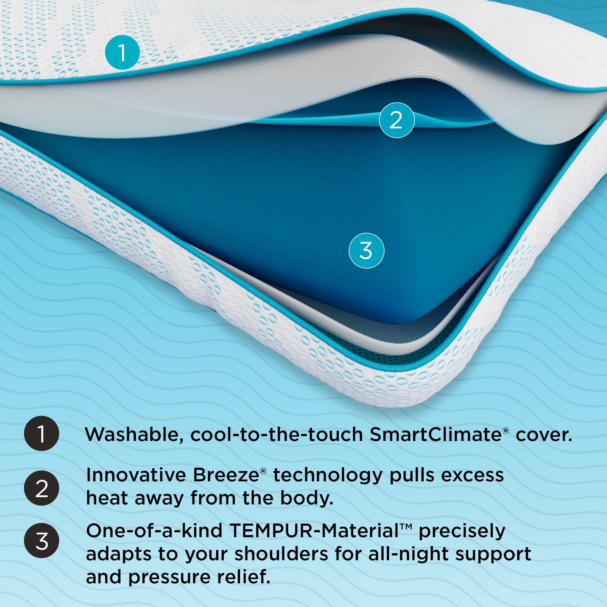  Tempur-Pedic Tempur-Pedic Breeze ProHi 2.0 Pillow (King) IMAGE 4