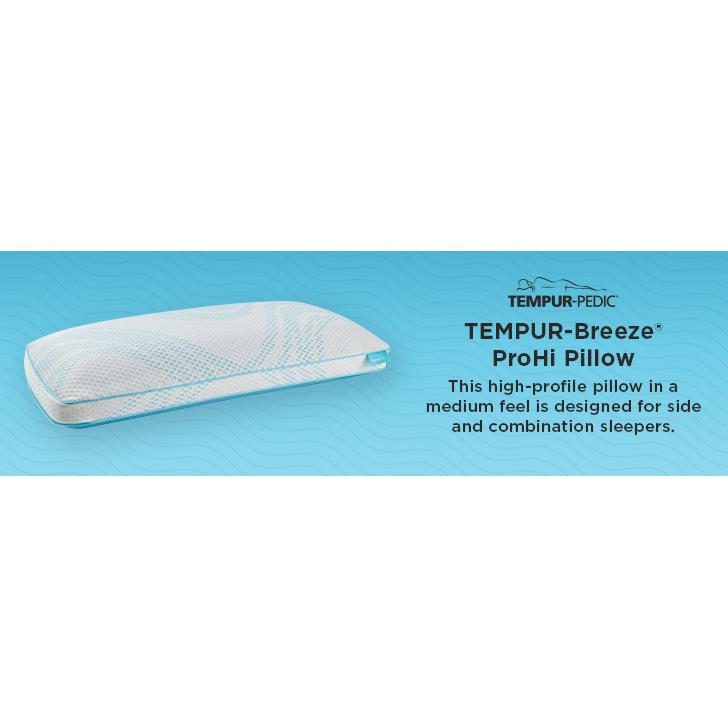  Tempur-Pedic Tempur-Pedic Breeze ProHi 2.0 Pillow (King) IMAGE 8