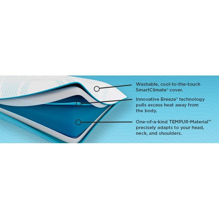  Tempur-Pedic Tempur-Pedic Breeze ProLo 2.0 Pillow (Queen) IMAGE 9