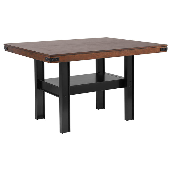 Coaster Furniture Patterson 108888 60-inch Counter Height Dining Table - Mango Oak