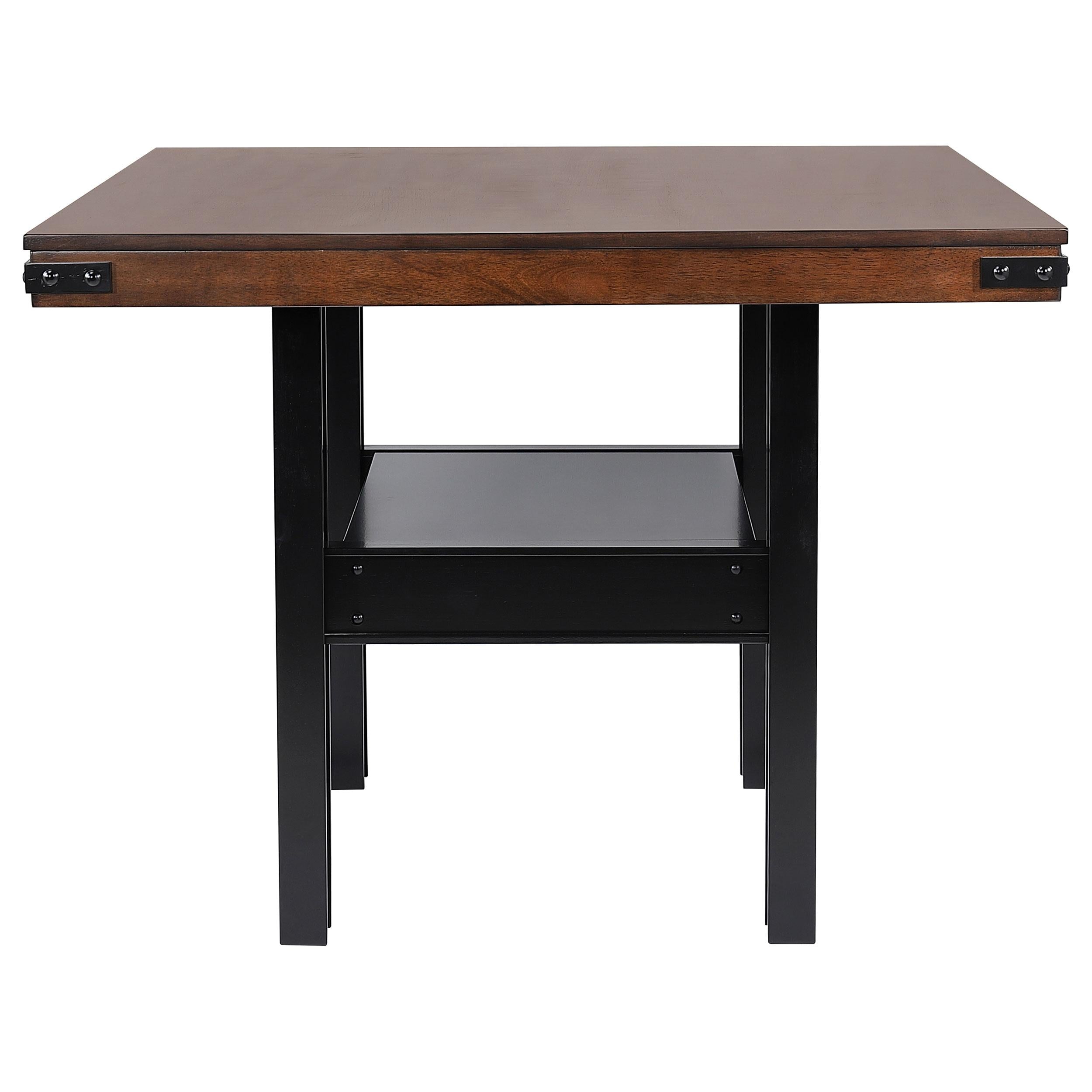  Coaster Furniture Patterson 108888 60-inch Counter Height Dining Table - Mango Oak IMAGE 4