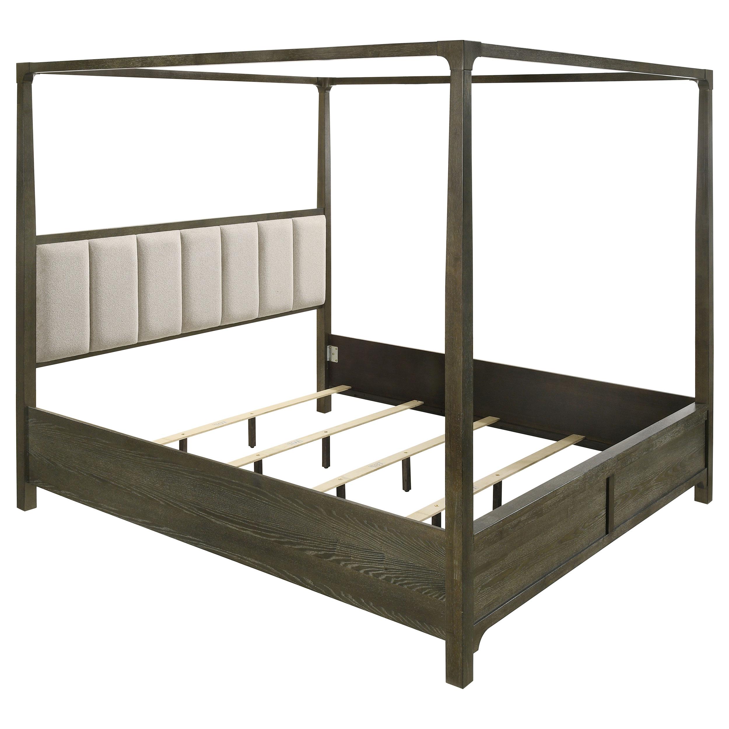  Coaster Furniture Gran Park 224931Q Queen Canopy Bed - Dark Cocoa IMAGE 3