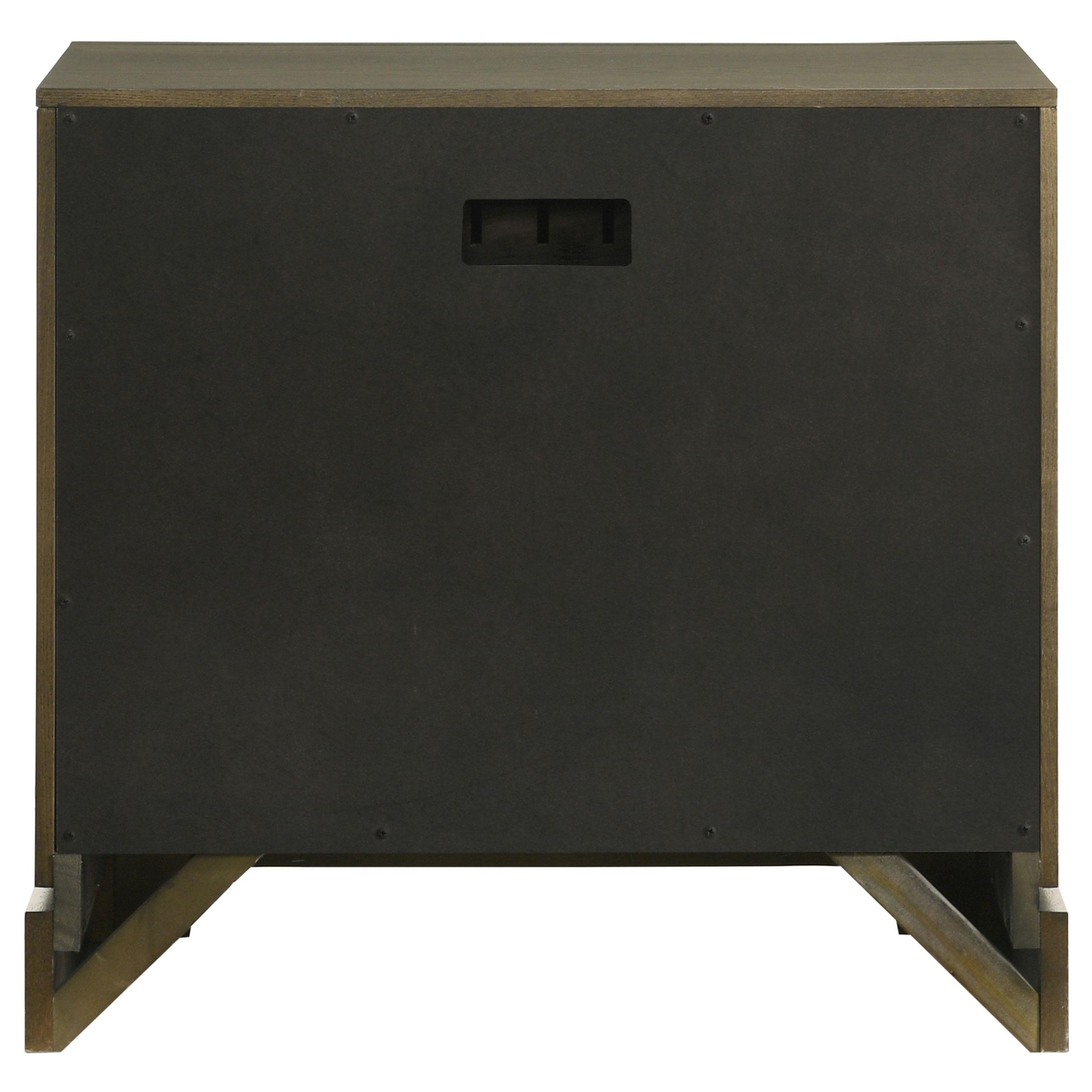  Coaster Furniture Gran Park 224932 2-Drawer Nightstand Bedside Table - Dark Cocoa IMAGE 7