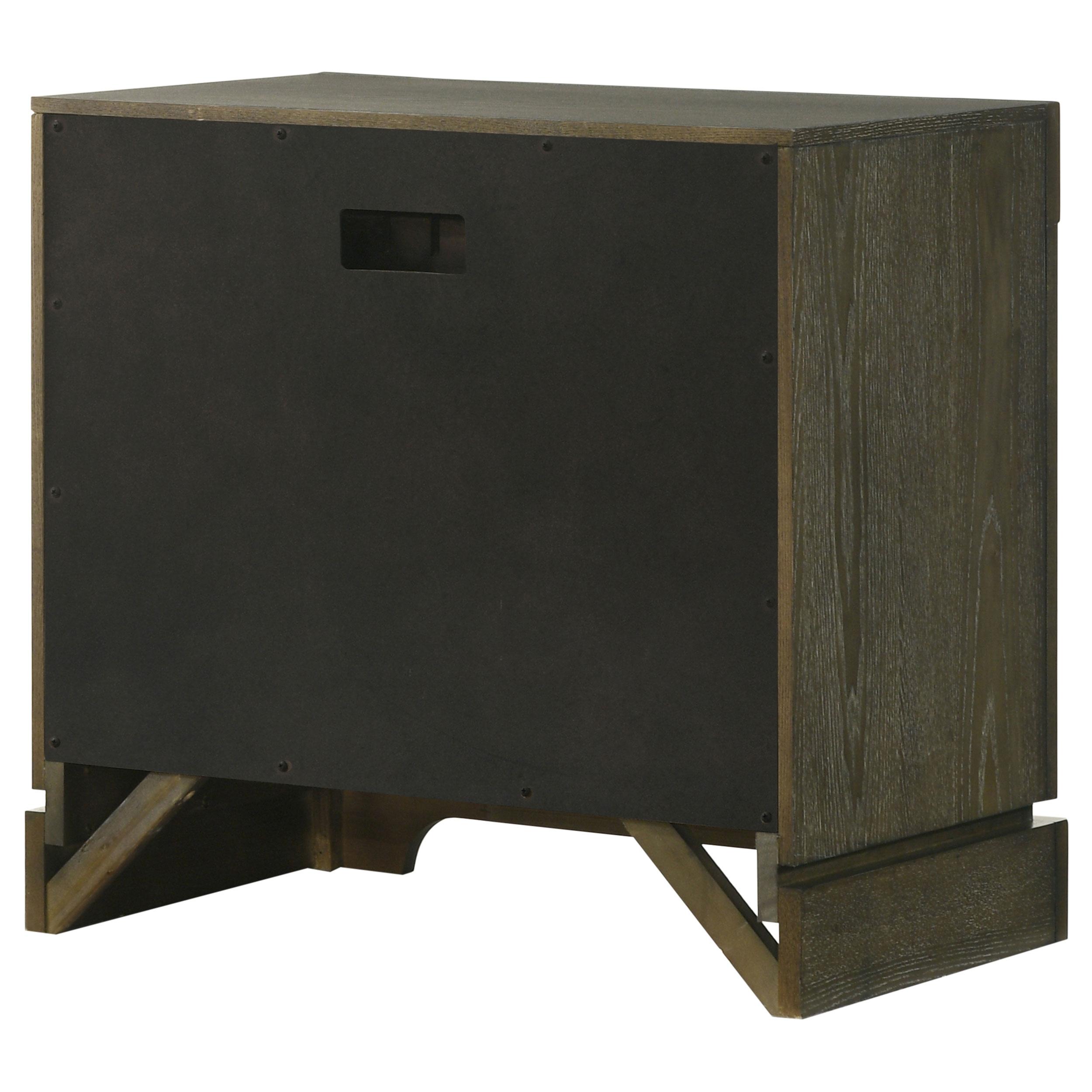  Coaster Furniture Gran Park 224932 2-Drawer Nightstand Bedside Table - Dark Cocoa IMAGE 8