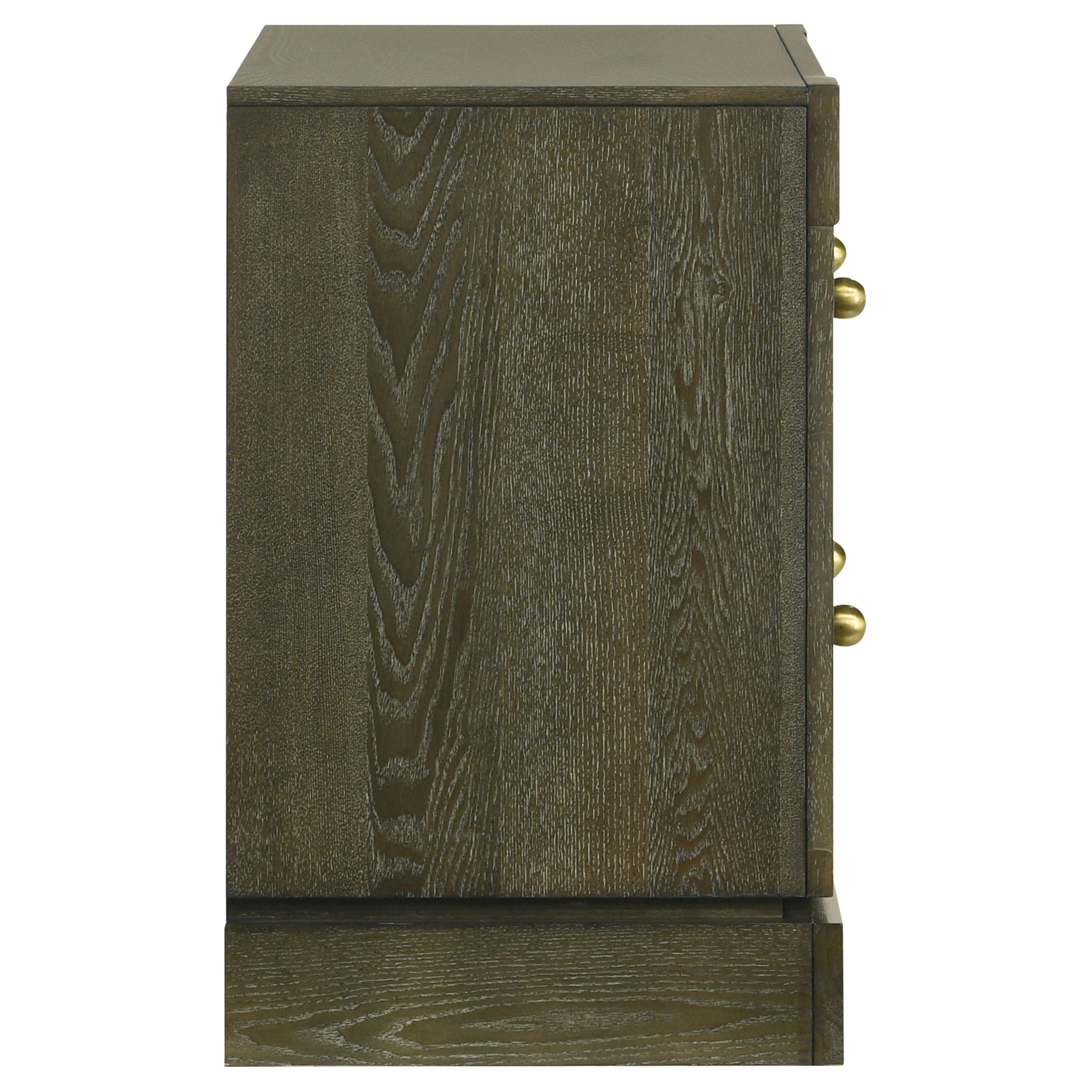  Coaster Furniture Gran Park 224932 2-Drawer Nightstand Bedside Table - Dark Cocoa IMAGE 9