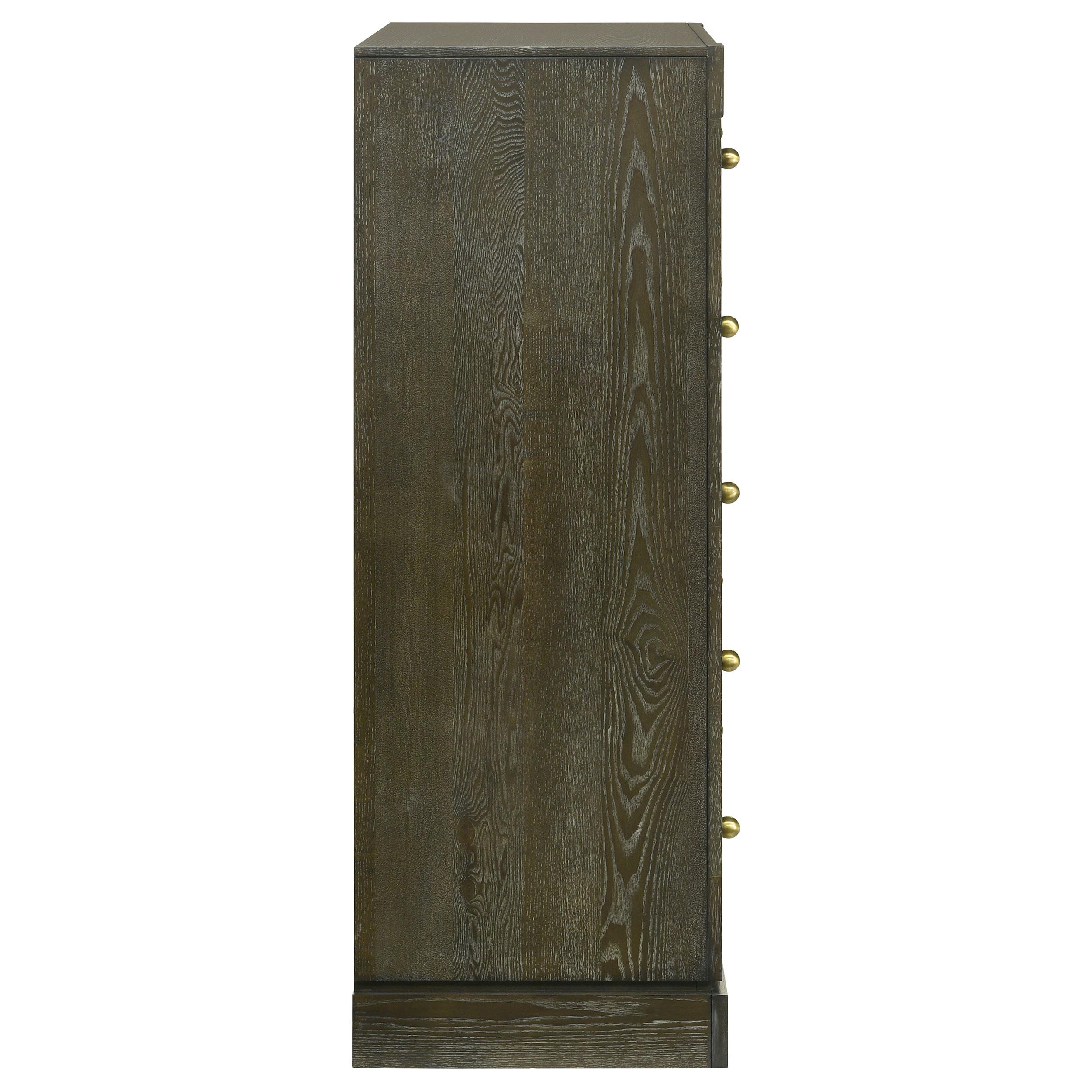  Coaster Furniture Gran Park 224935 5-Drawer Bedroom Chest of Drawers - Dark Cocoa IMAGE 9