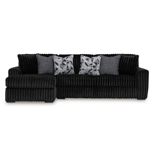 Signature Design by Ashley Midnight Madness Fabric 2 pc Sectional