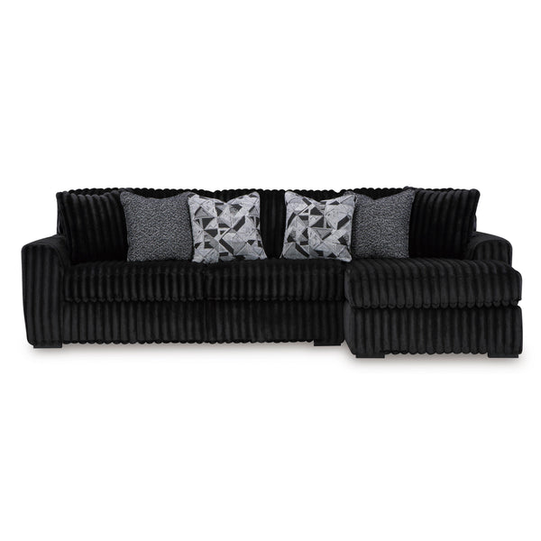 Signature Design by Ashley Midnight Madness Fabric 2 pc Sectional
