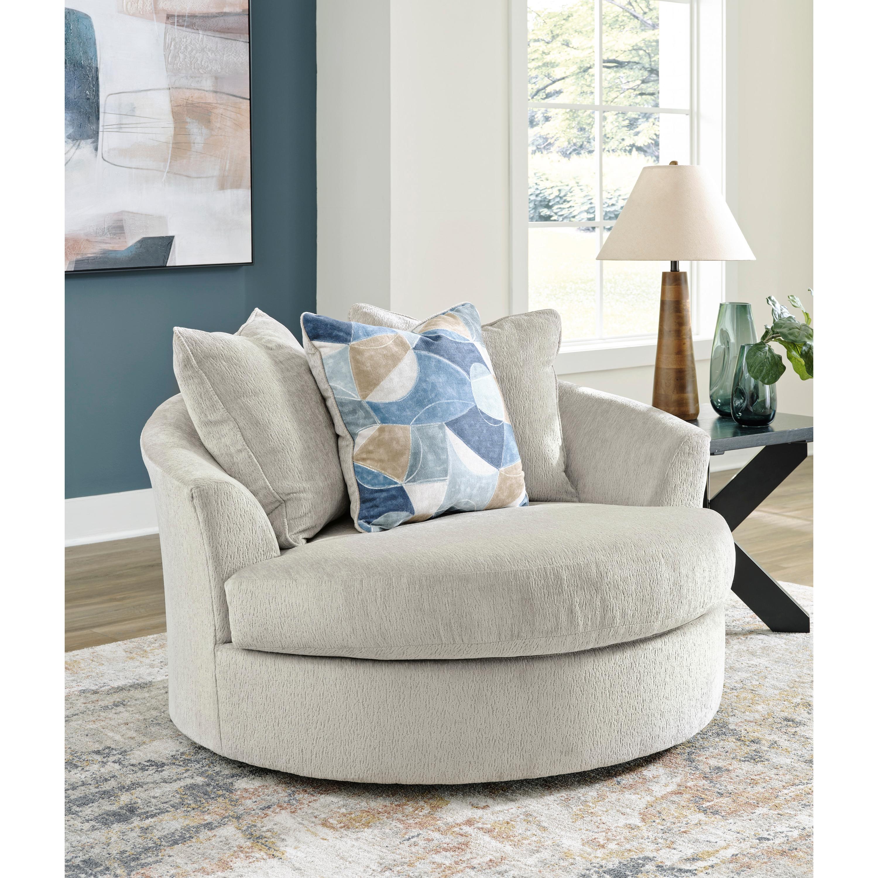  Manufacturer Color_Stone --  Maxon Place 33004U1 Oversized Chair and Ottoman IMAGE 2