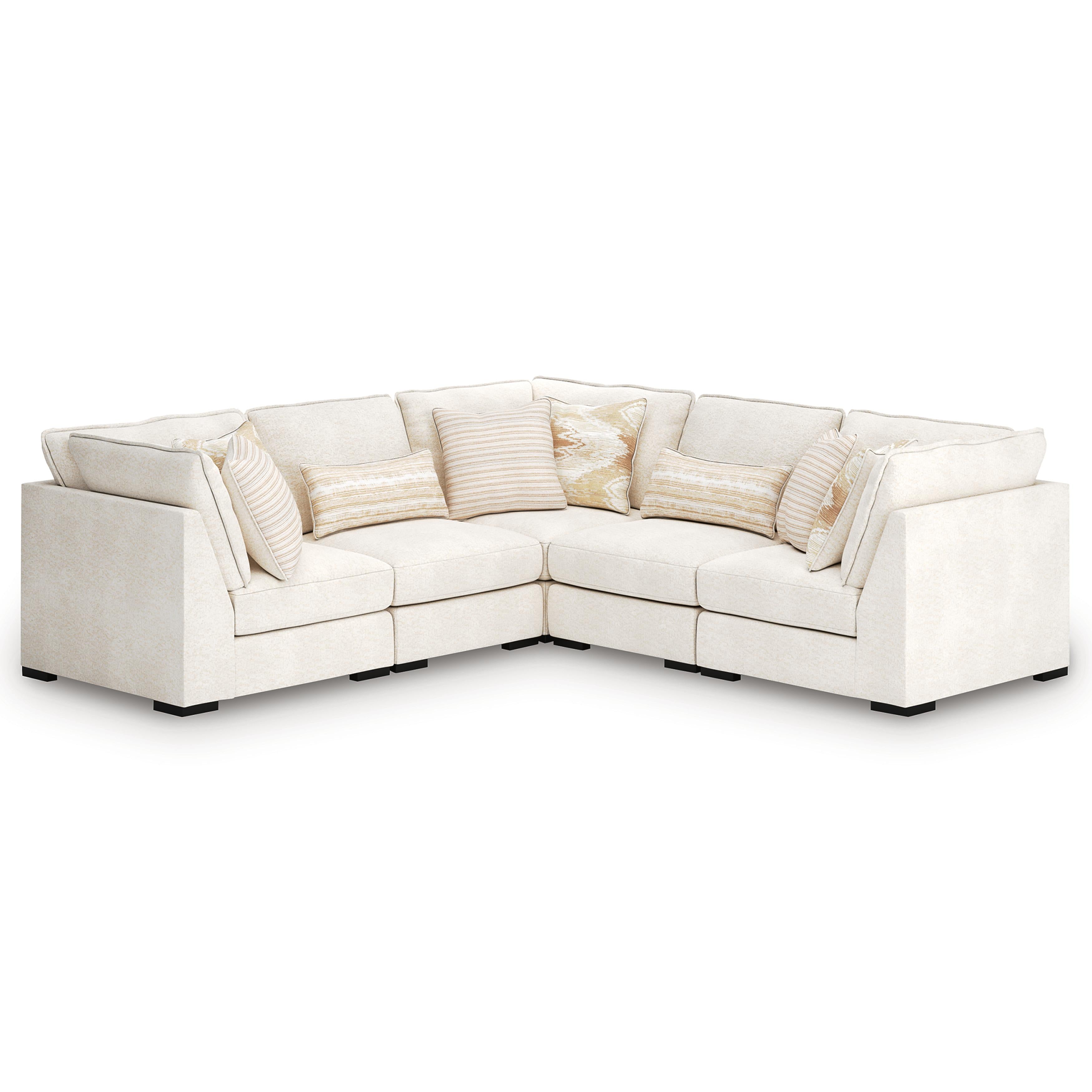  Benchcraft Donelson Creek 48002S1 5 pc Sectional IMAGE 1