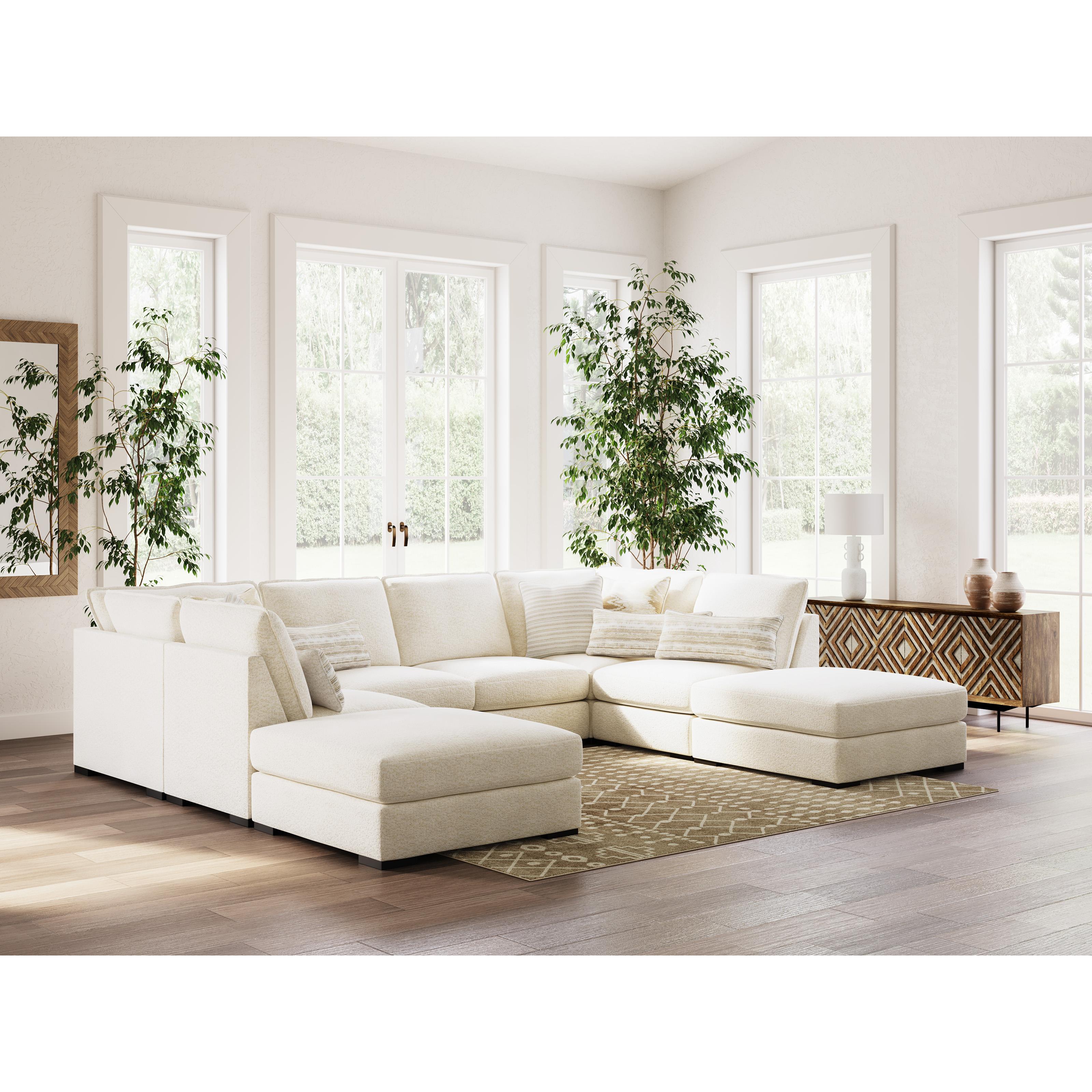  Benchcraft Donelson Creek 48002S3 6 pc Sectional IMAGE 3