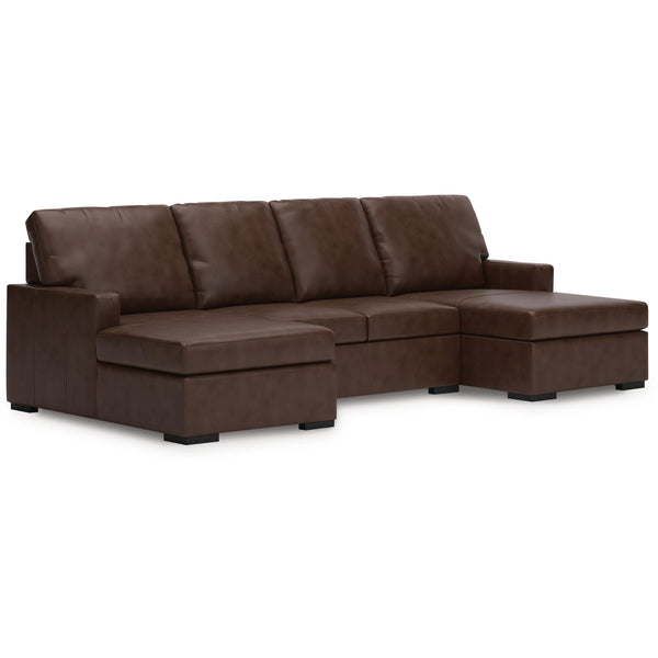 Signature Design by Ashley McDowlan PC48504S3 3 pc Sectional with Double Chaise