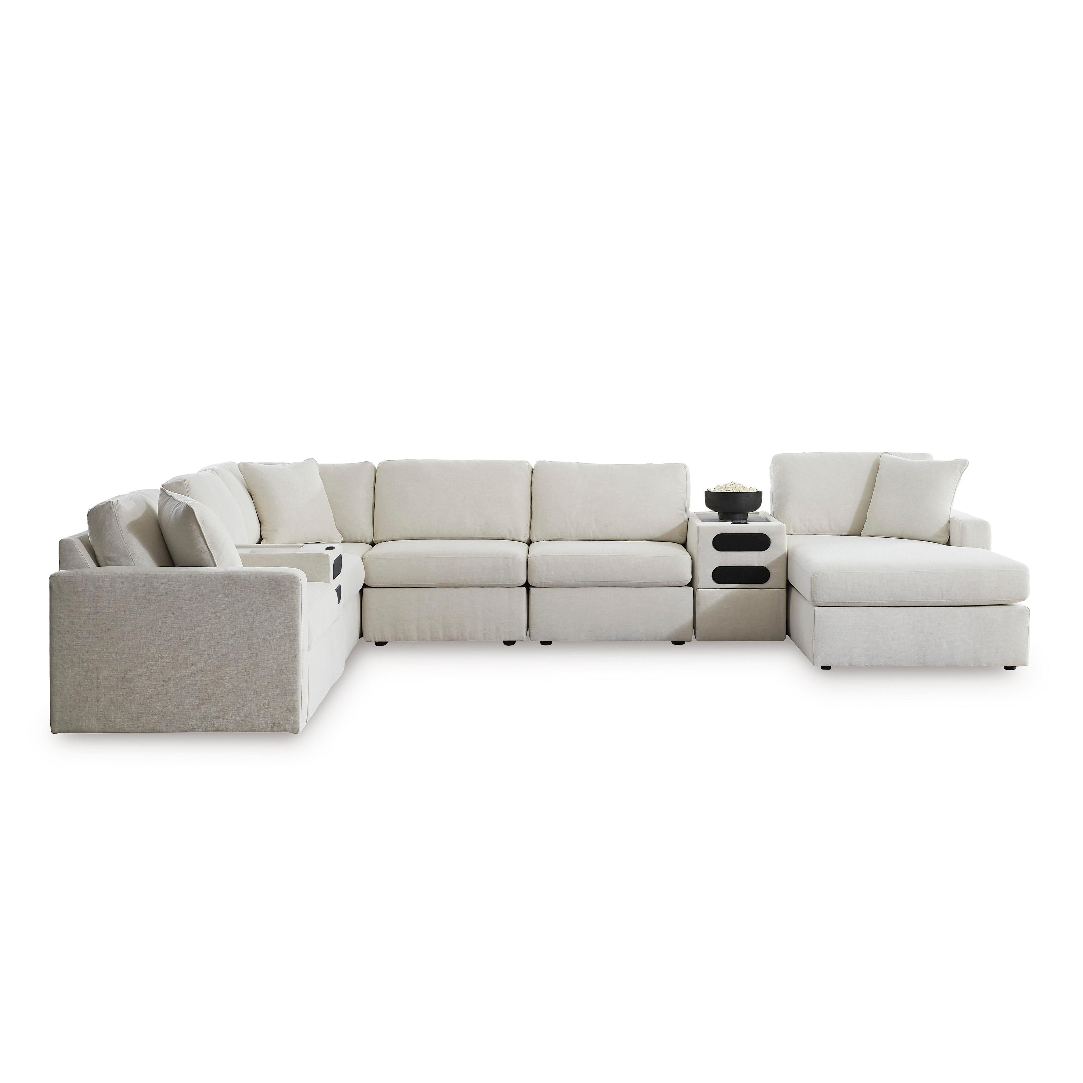  Manufacturer Color_Oyster --  Modmax 92103S47 8-PC Sectional with Chaise and Audio Consoles IMAGE 1