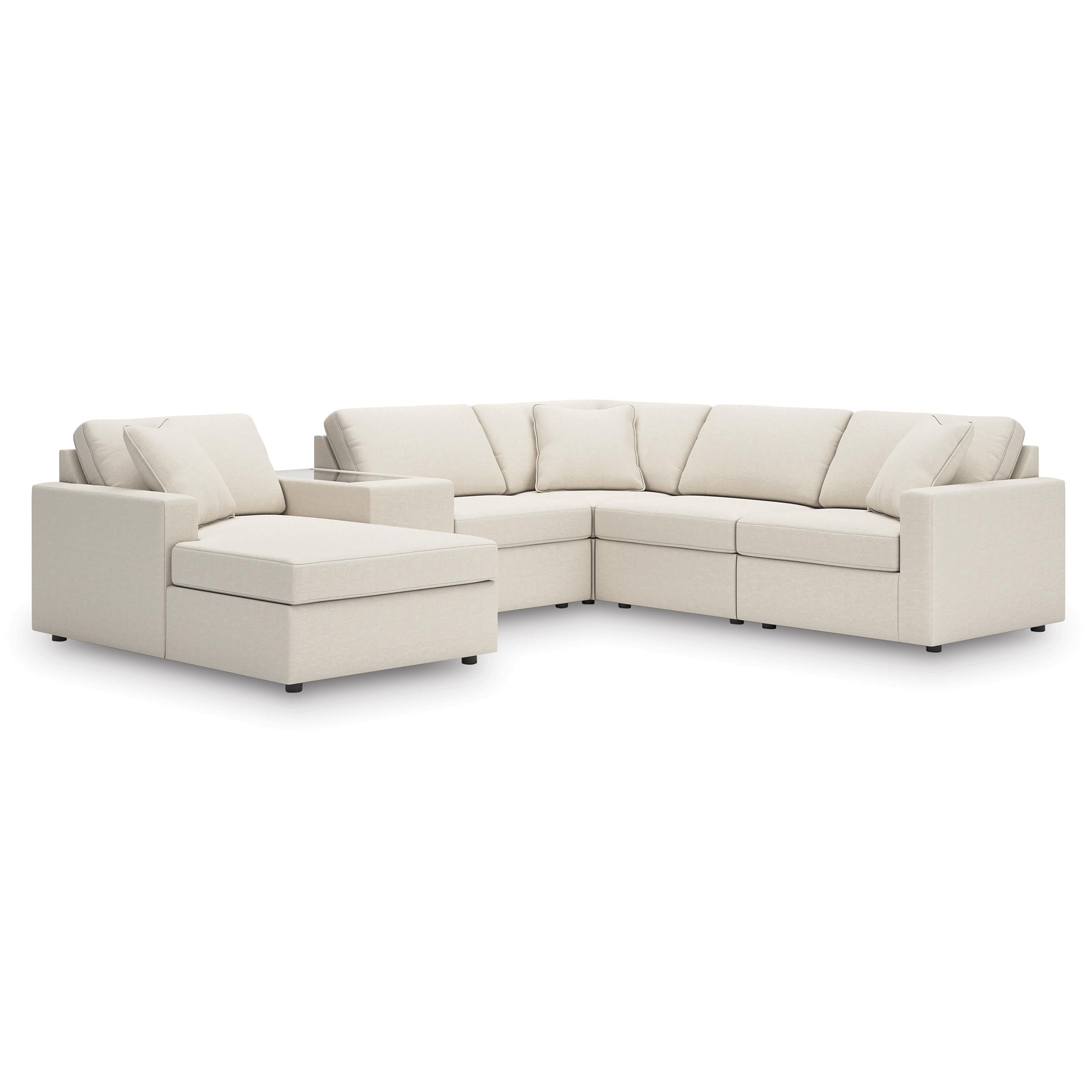  Manufacturer Color_Oyster --  Modmax 92103S52 6 pc Sectional with Chaise IMAGE 1