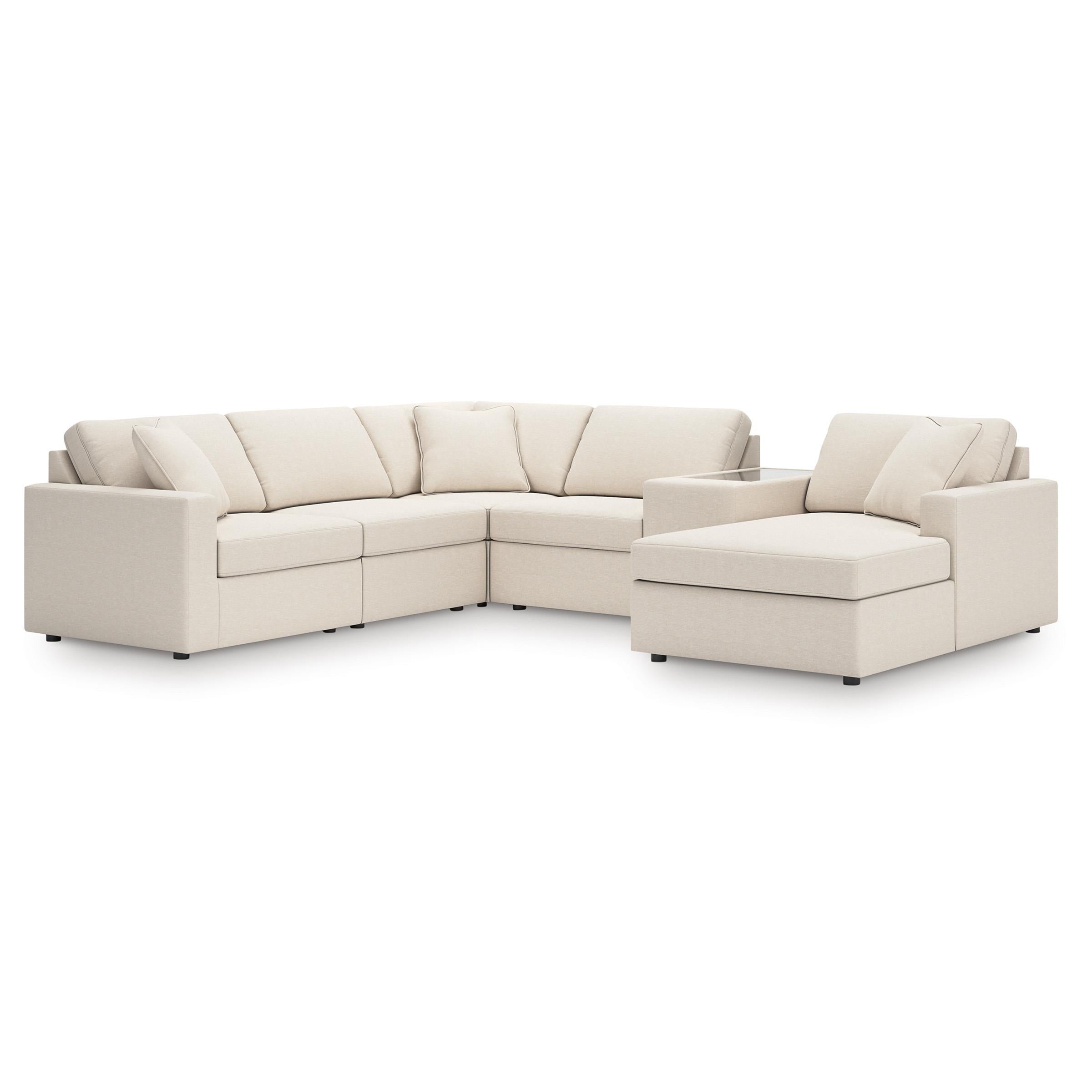  Manufacturer Color_Oyster --  Modmax 92103S53 6 pc Sectional with Chaise IMAGE 1