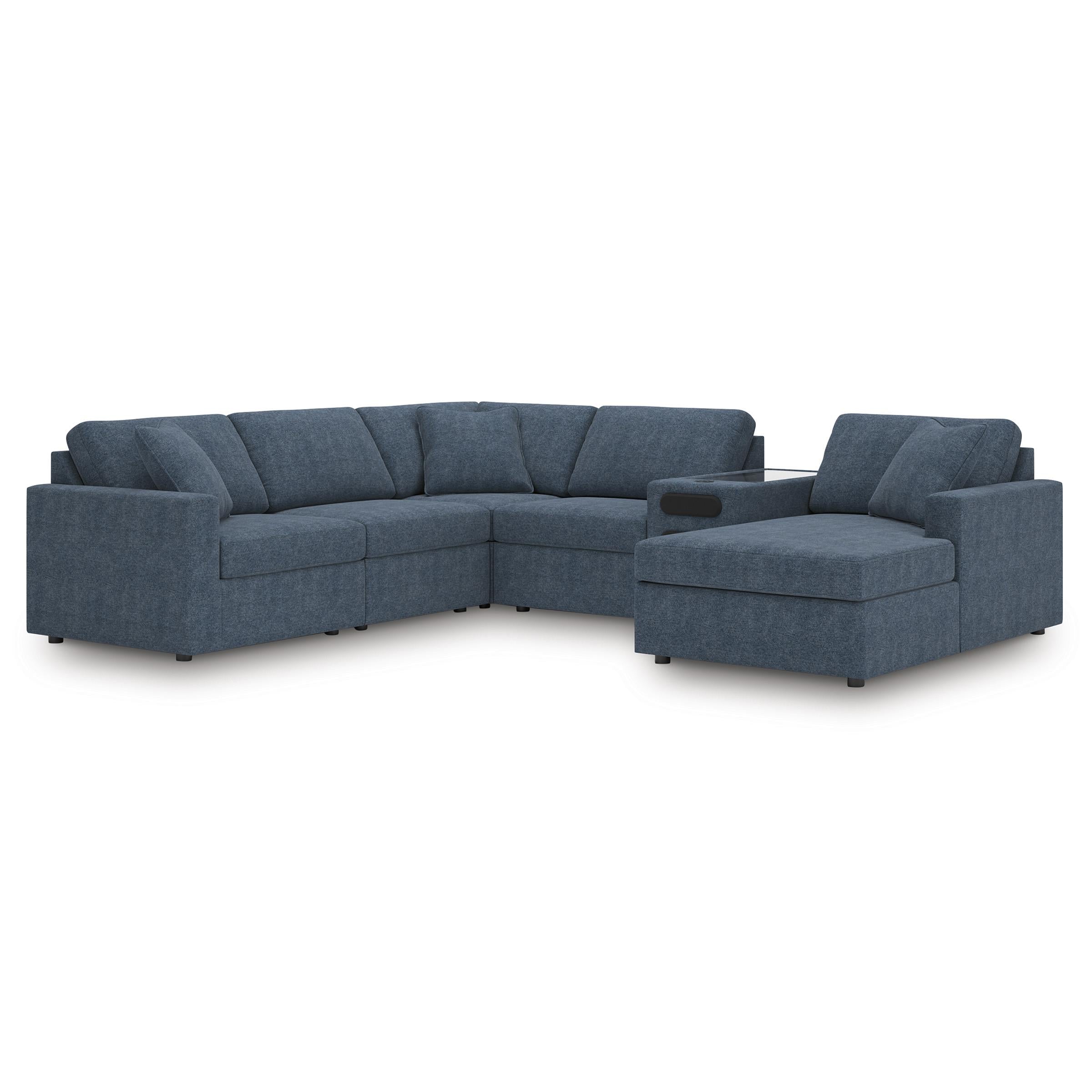  Manufacturer Color_Ink --  Modmax 92121S51 6 pc Sectional with Audio System and Chaise IMAGE 1