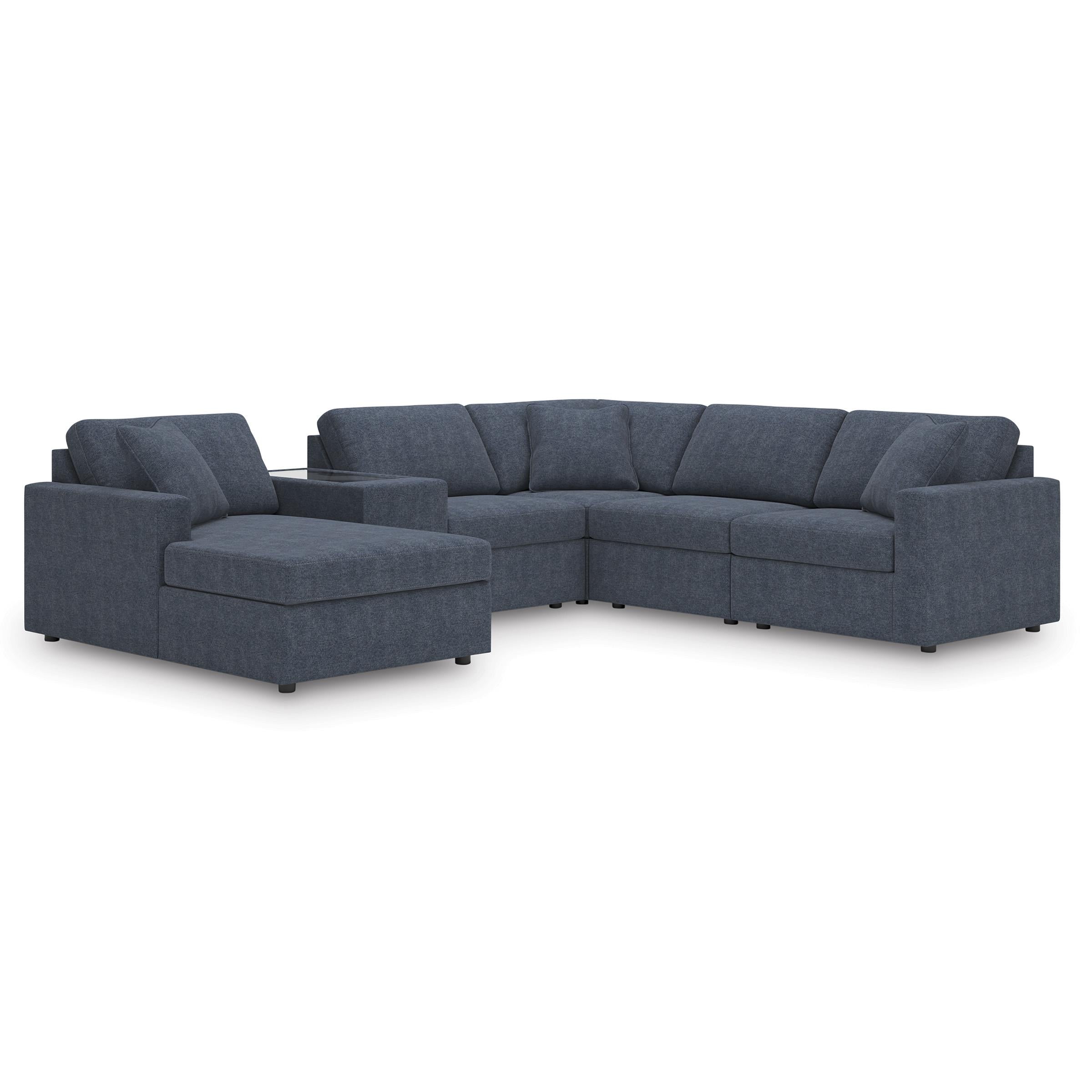  Manufacturer Color_Ink --  Modmax 92121S52 6 pc Sectional with Chaise IMAGE 1