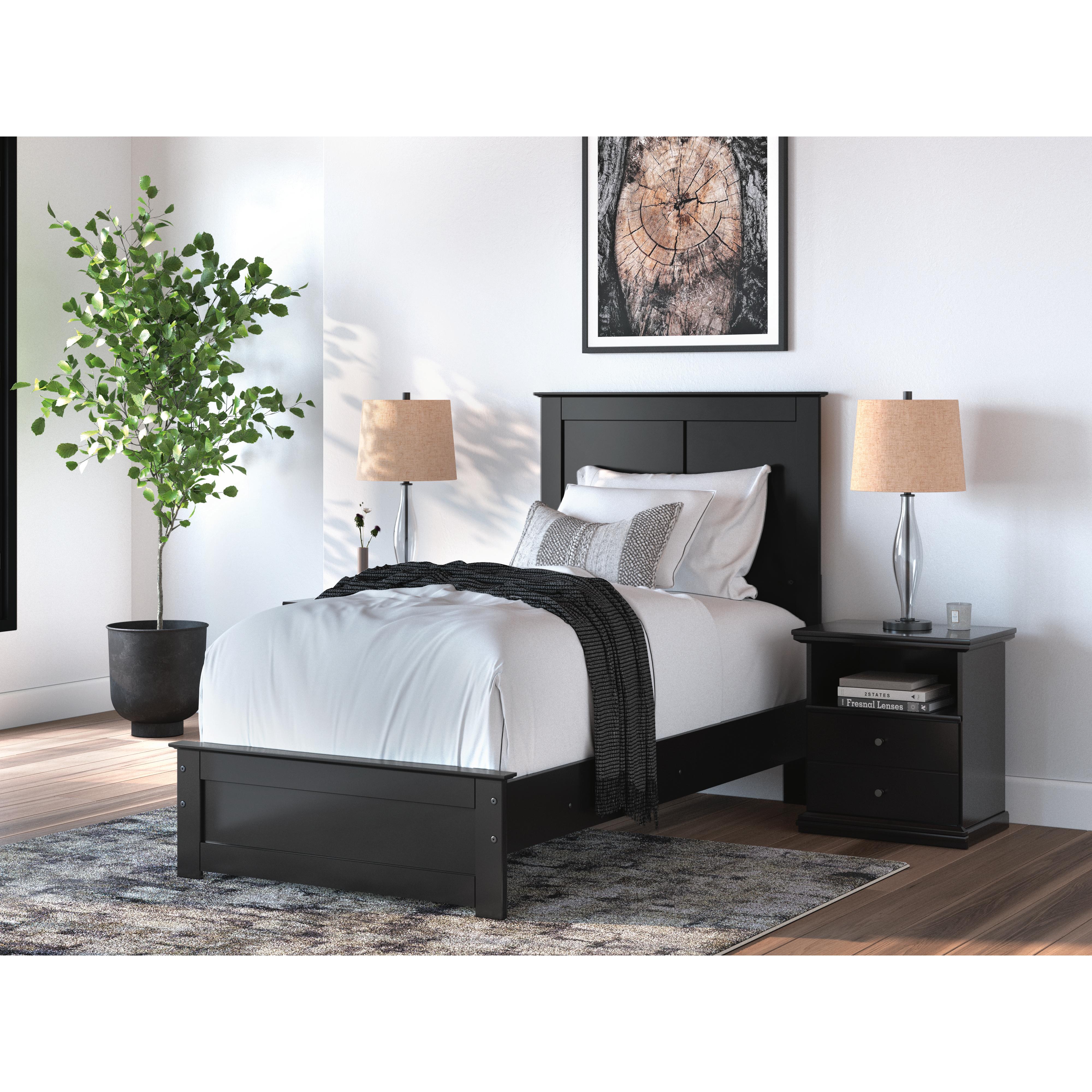  Size_Twin --  Signature Design by Ashley Maribel Panel Bed IMAGE 5