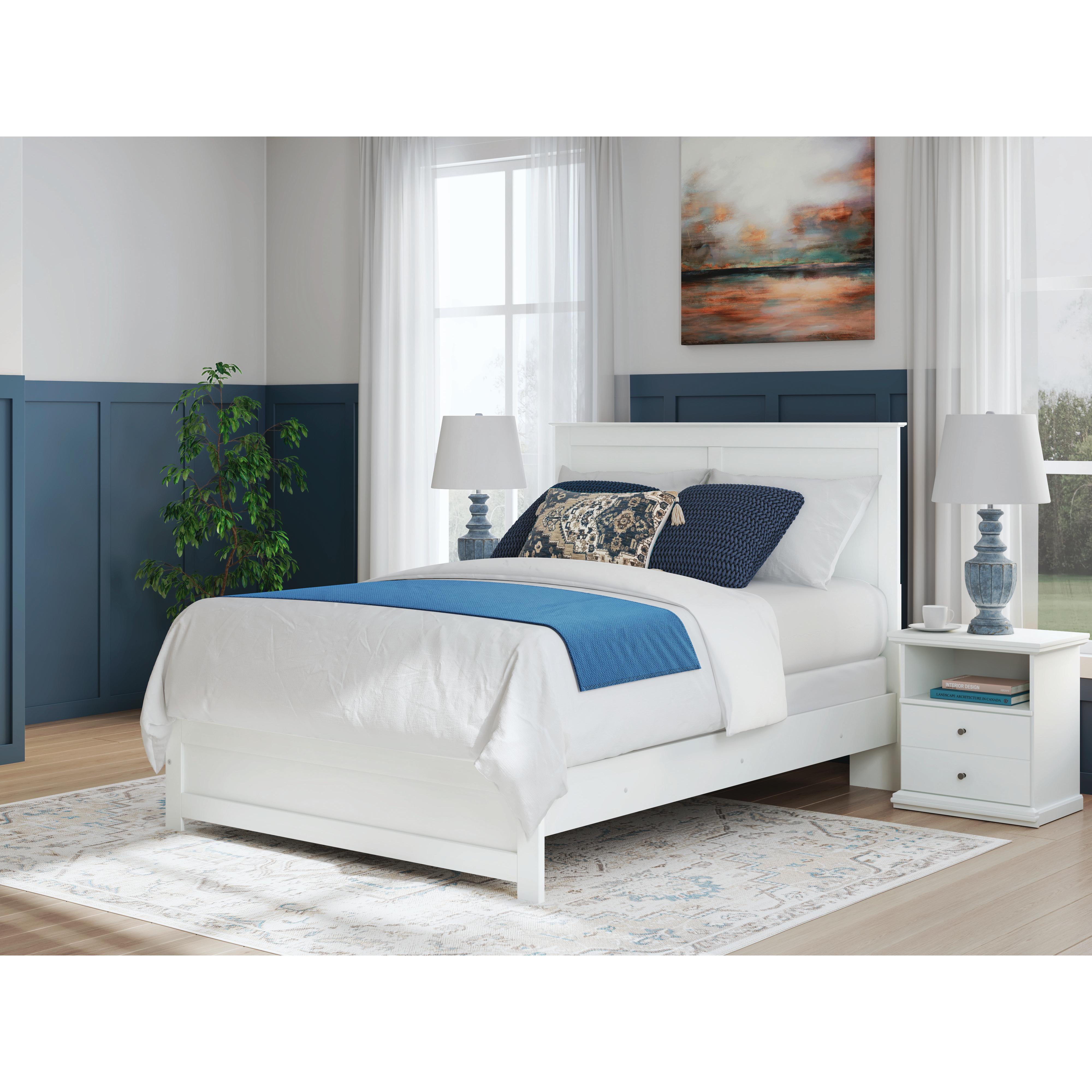  Size_Queen --  Bostwick Shoals B139B43 Queen Panel Bed IMAGE 6