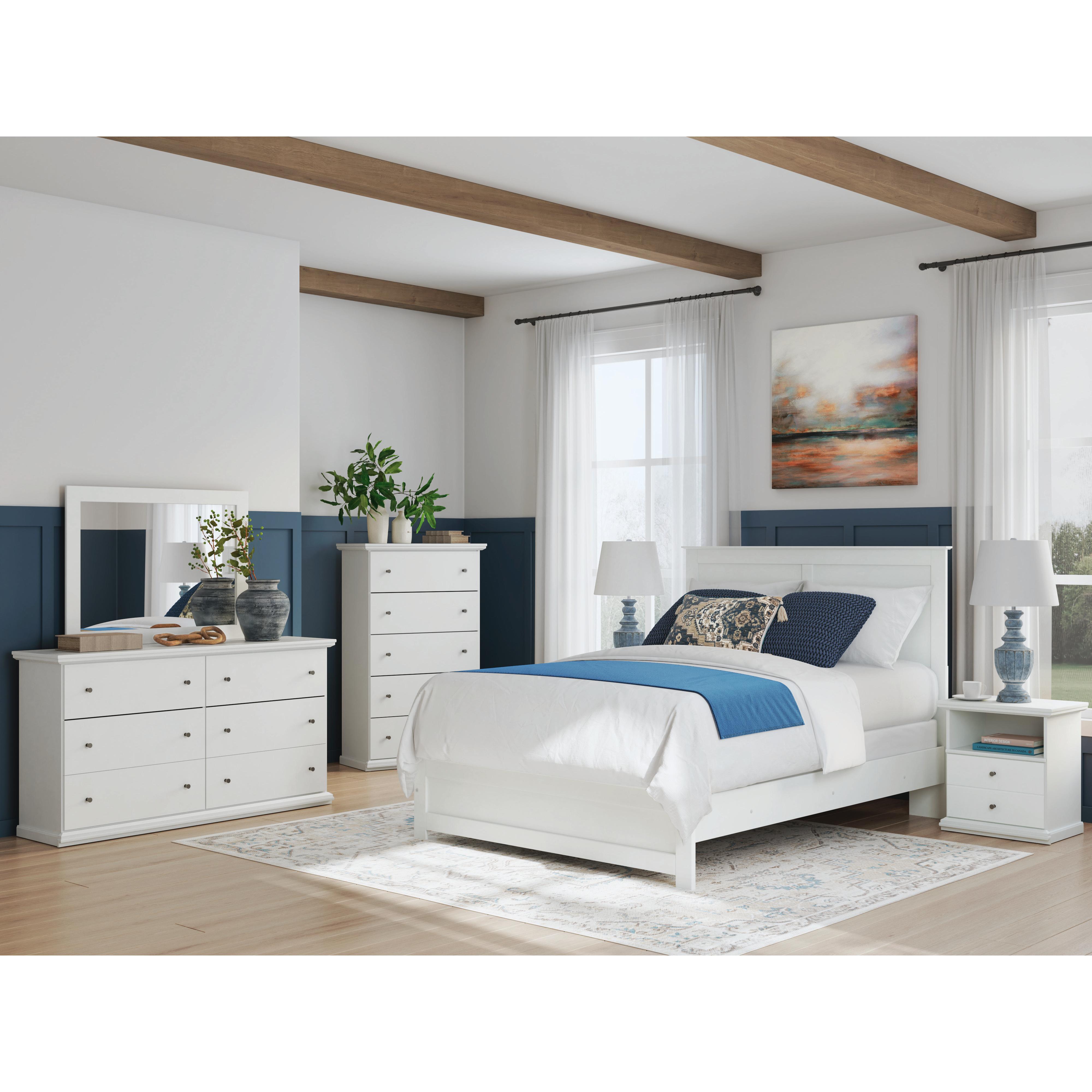  Size_Queen --  Bostwick Shoals B139B43 Queen Panel Bed IMAGE 9