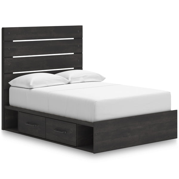 Signature Design by Ashley Hollivern Panel Bed with Storage