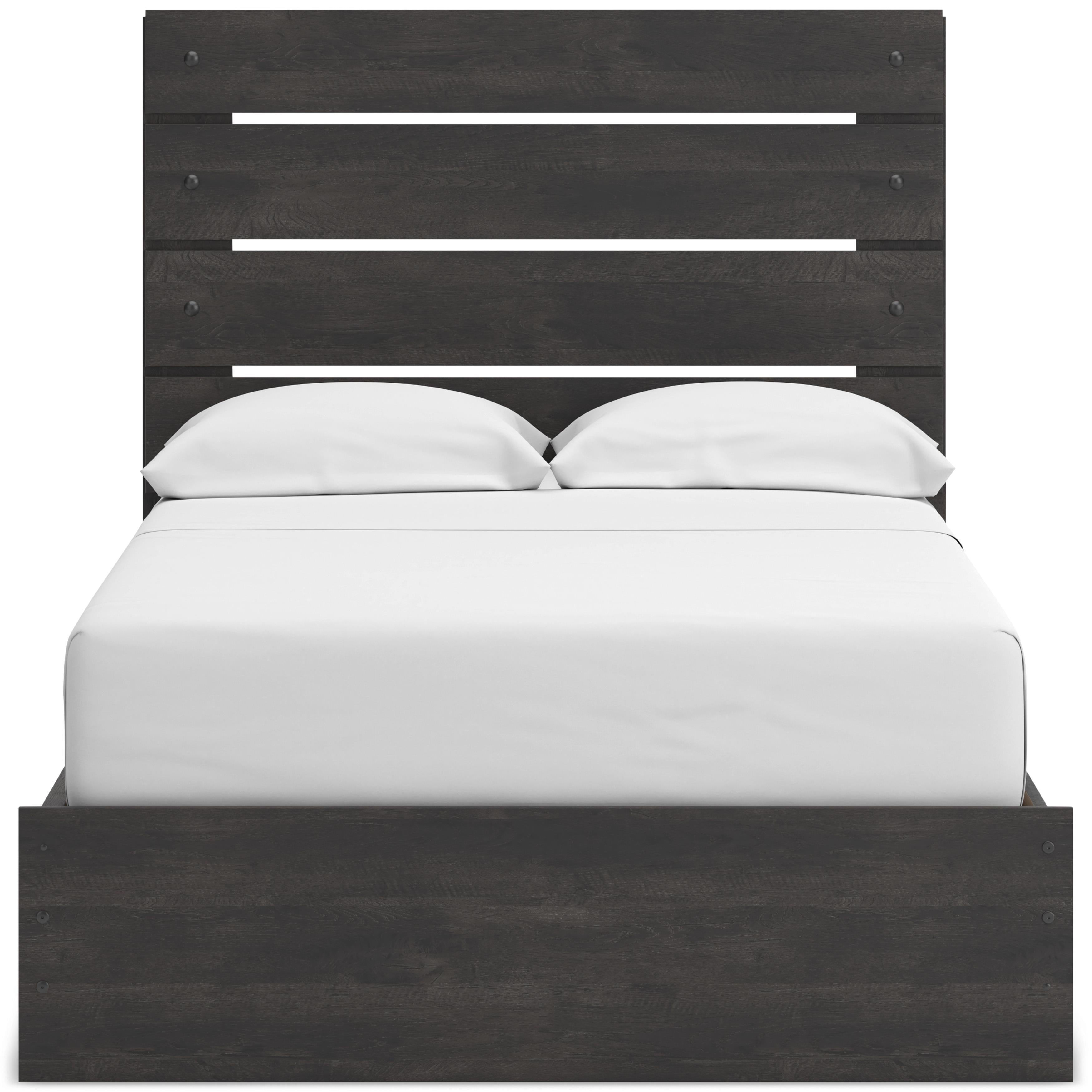  Size_Full --  Hollivern PCB2108B15 Full Panel Storage Bed IMAGE 3