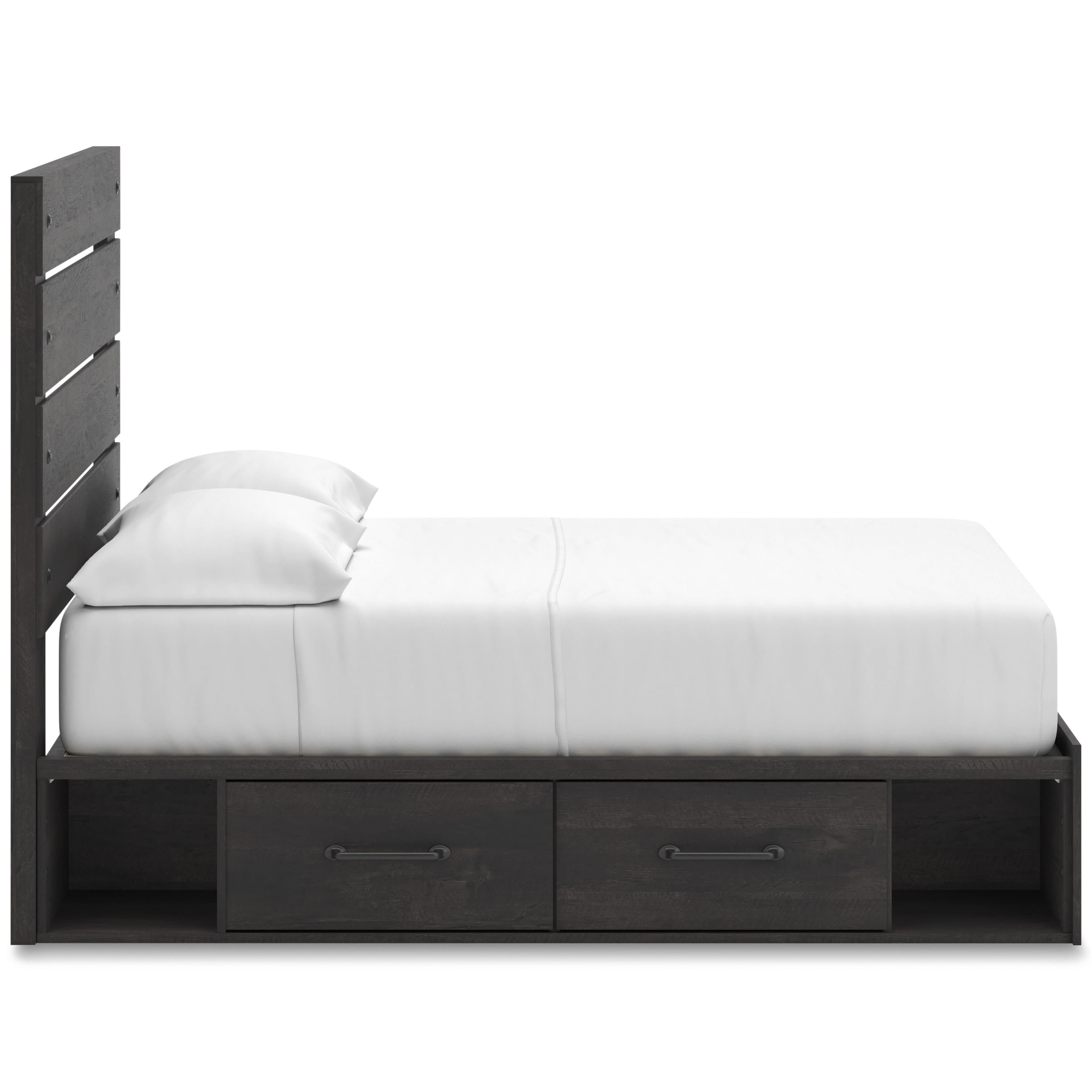  Size_Full --  Hollivern PCB2108B15 Full Panel Storage Bed IMAGE 4