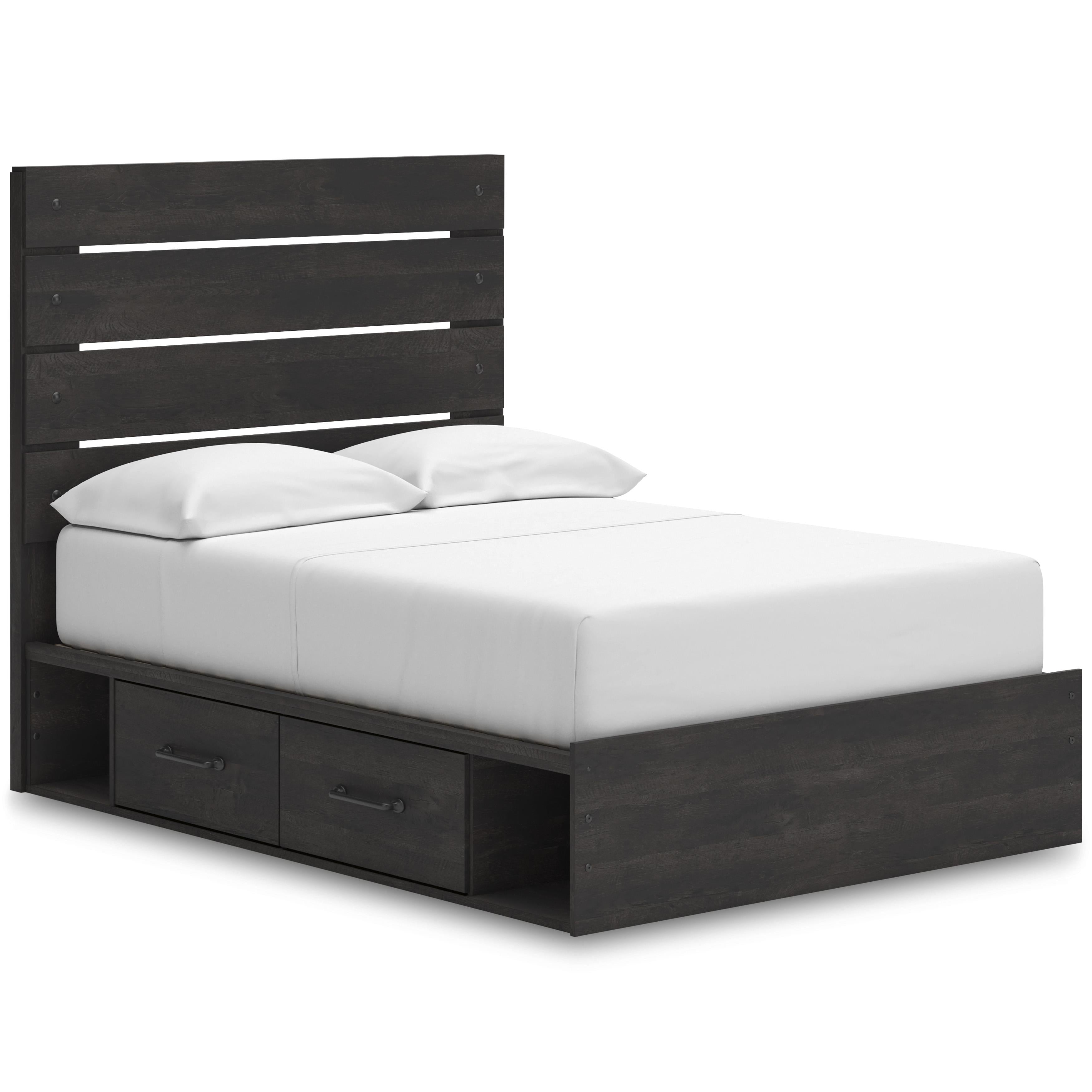 Size_Full --  Hollivern PCB2108B16 Full Panel Bed with Storage IMAGE 1