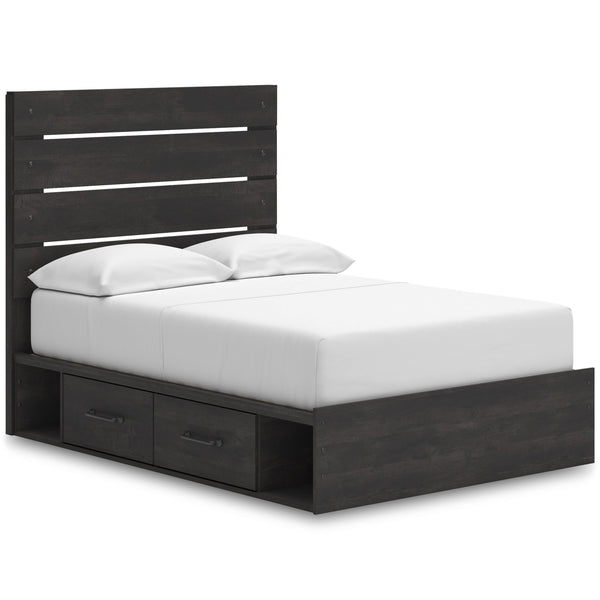 Signature Design by Ashley Hollivern Panel Bed with Storage