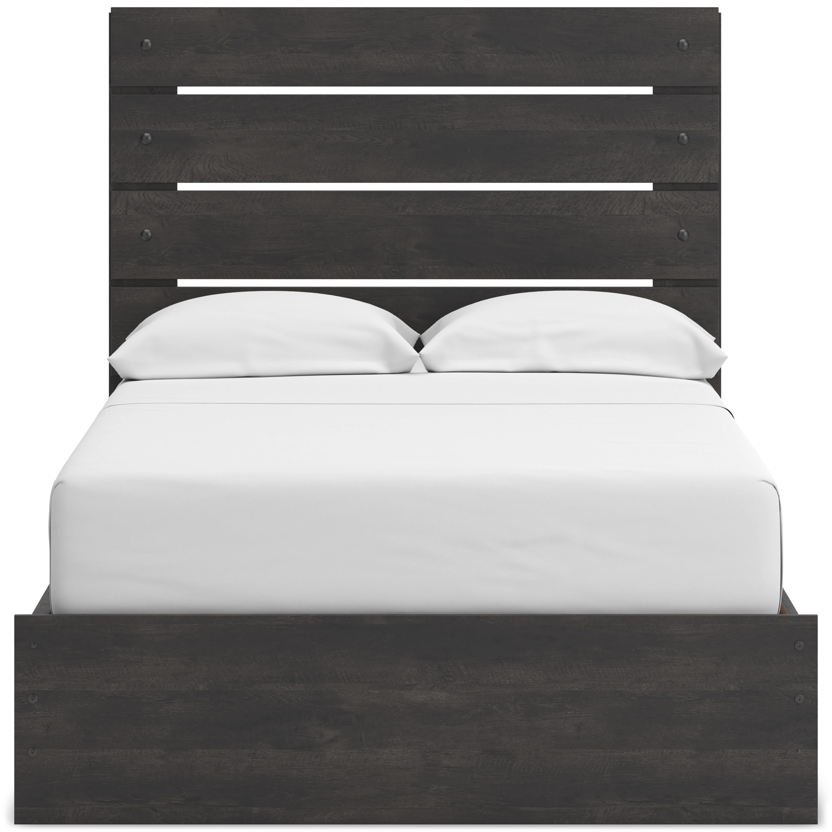  Size_Full --  Hollivern PCB2108B16 Full Panel Bed with Storage IMAGE 3