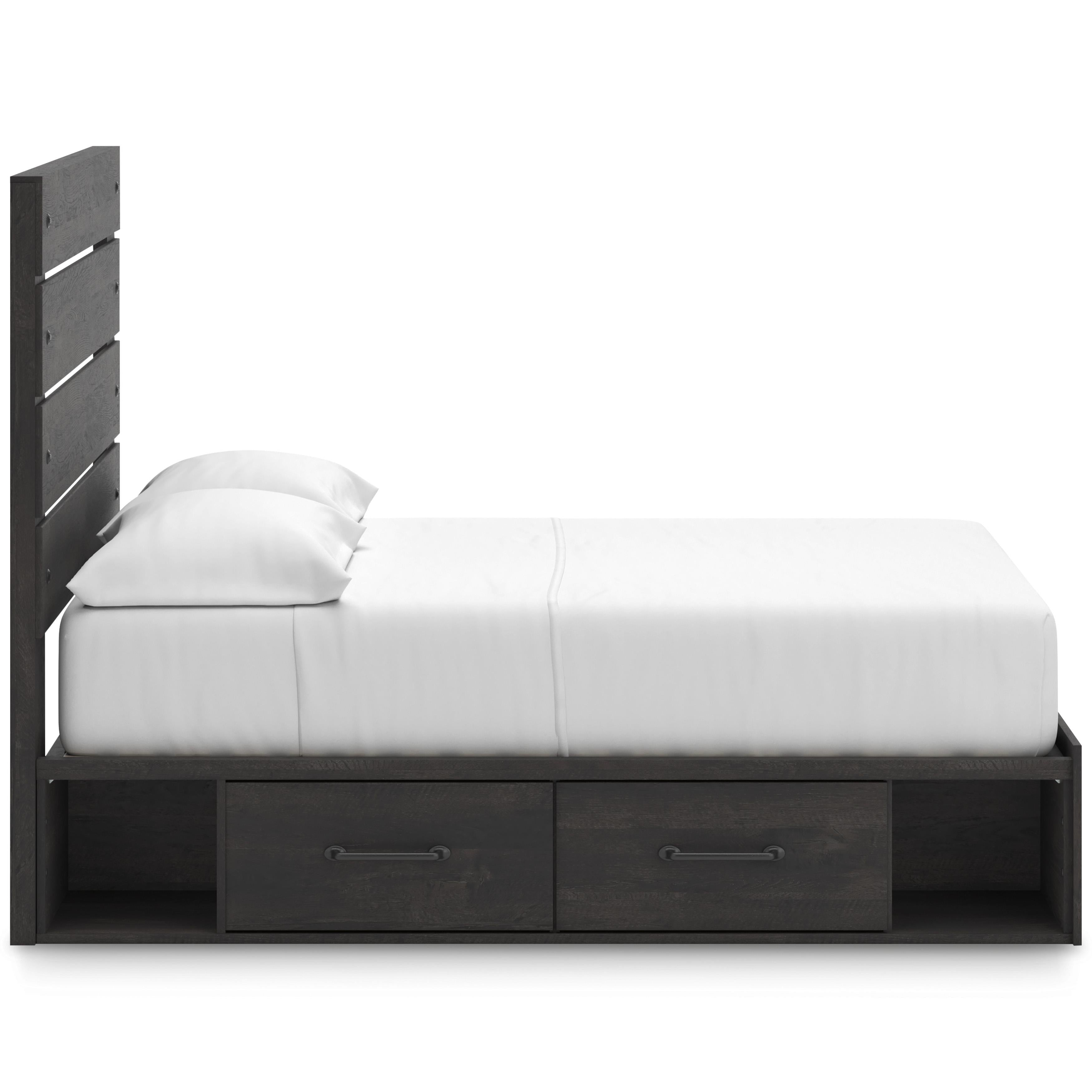  Size_Full --  Hollivern PCB2108B16 Full Panel Bed with Storage IMAGE 4
