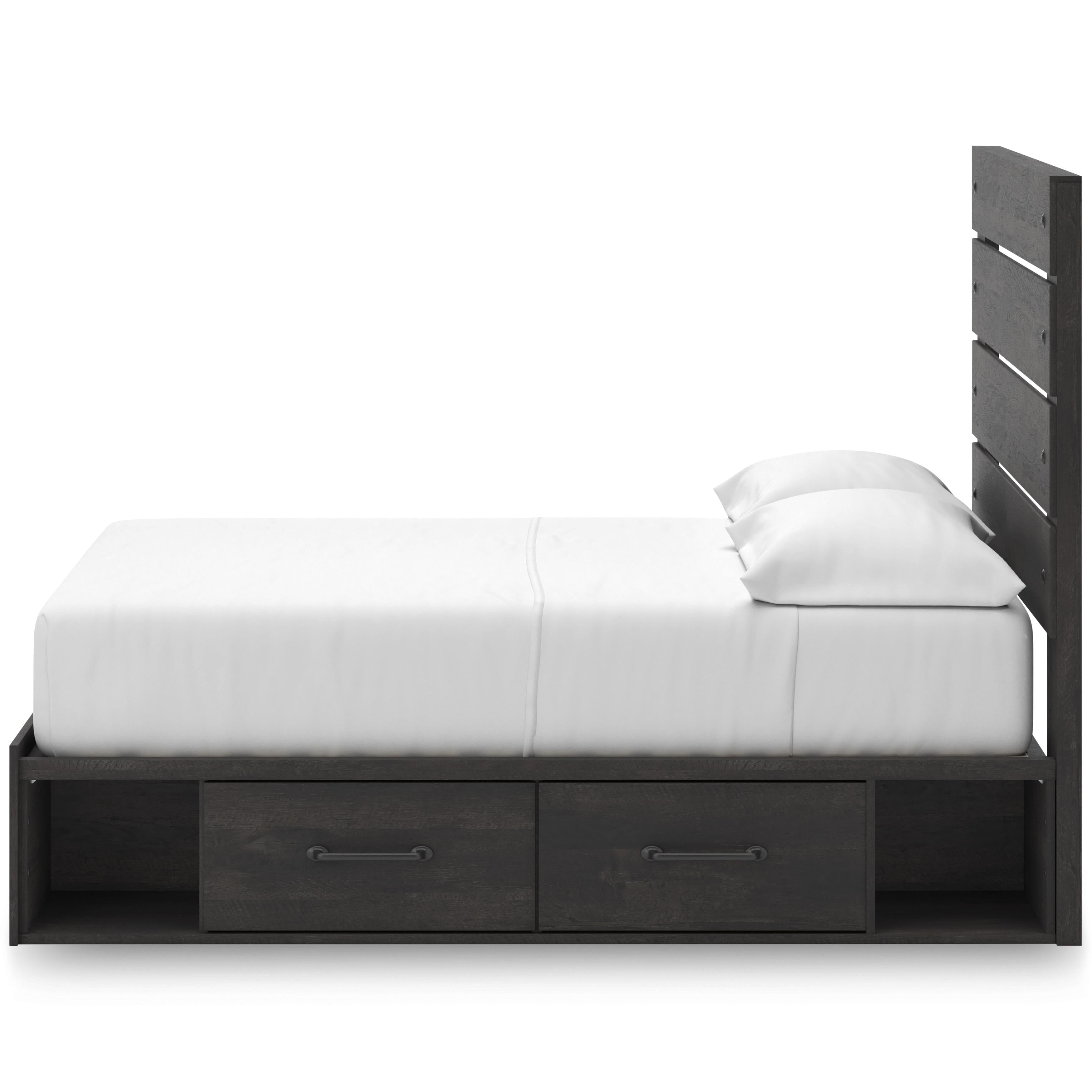  Size_Full --  Hollivern PCB2108B16 Full Panel Bed with Storage IMAGE 5