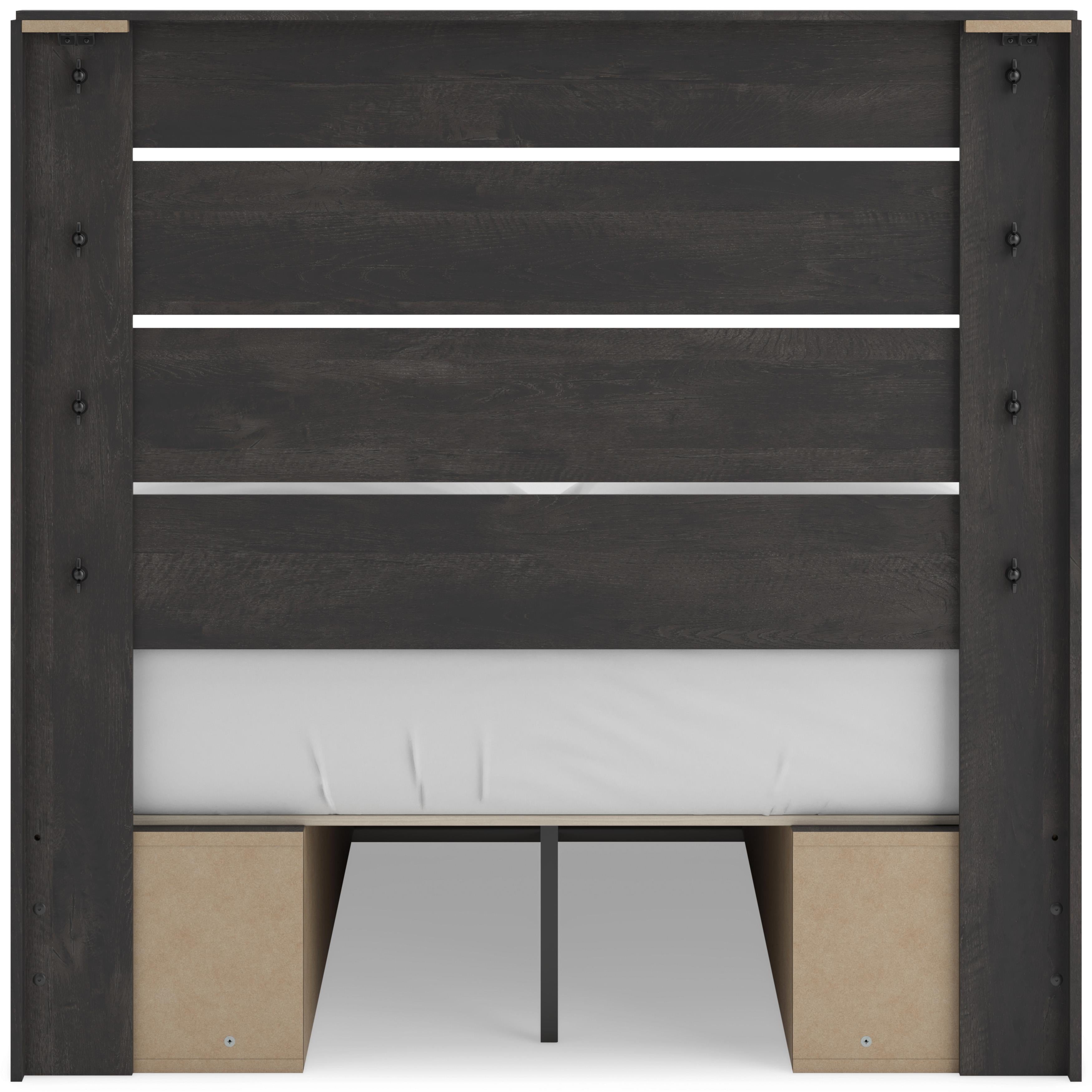  Size_Full --  Hollivern PCB2108B16 Full Panel Bed with Storage IMAGE 6