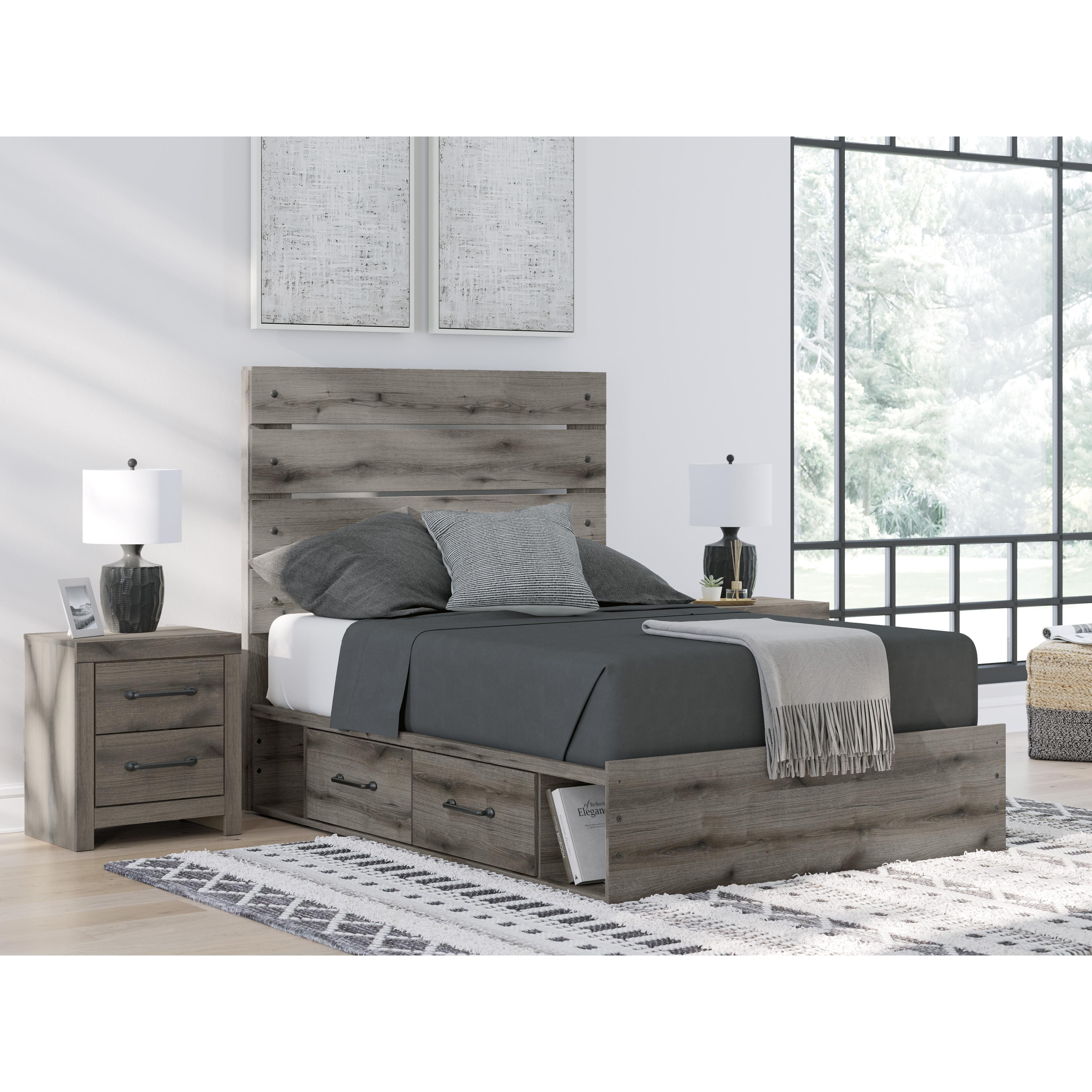  Size_Full --  Graystorm PCB2405B16 Full Panel Storage Bed IMAGE 7