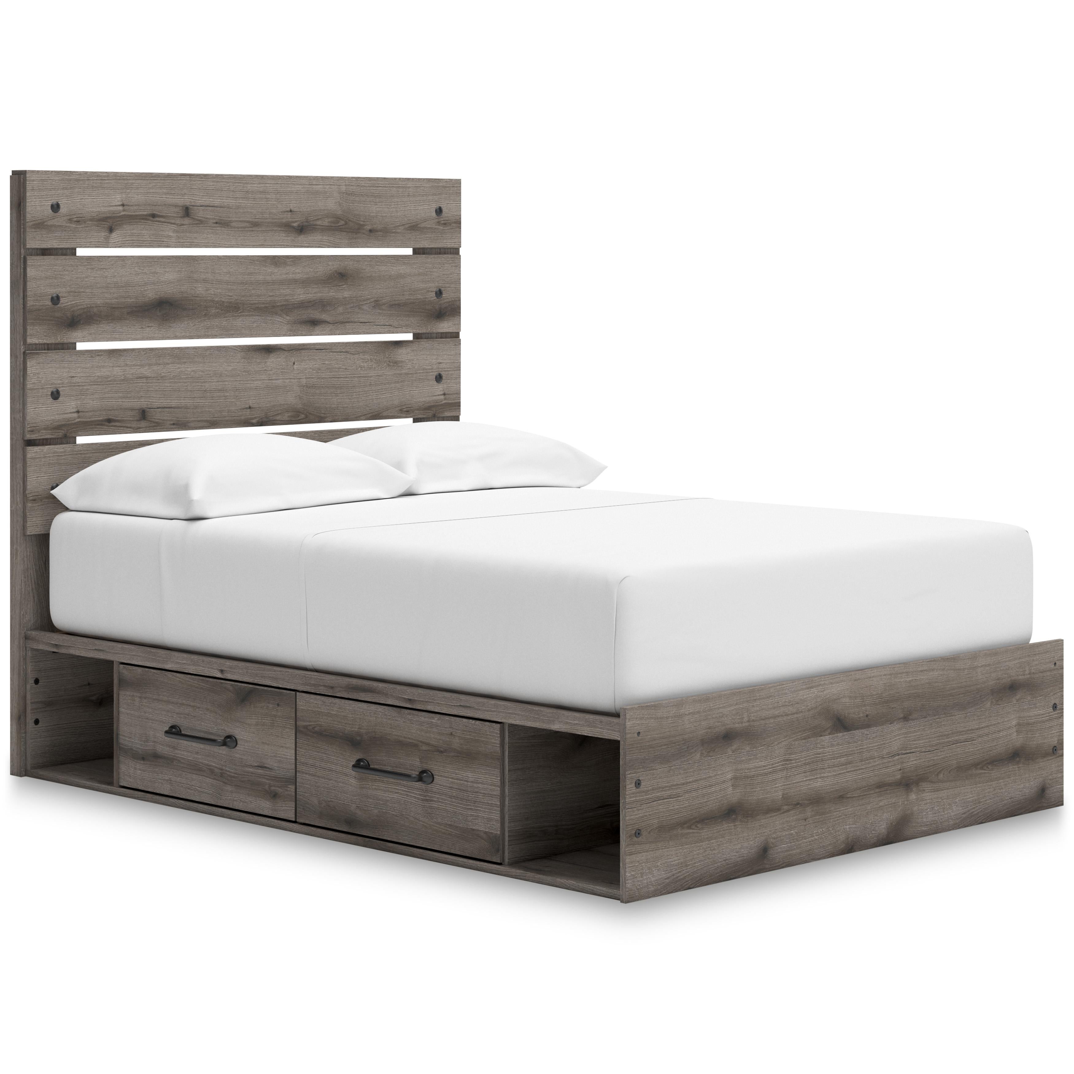  Size_Full --  Graystorm PCB2405B17 Full Panel Bed with Storage IMAGE 1