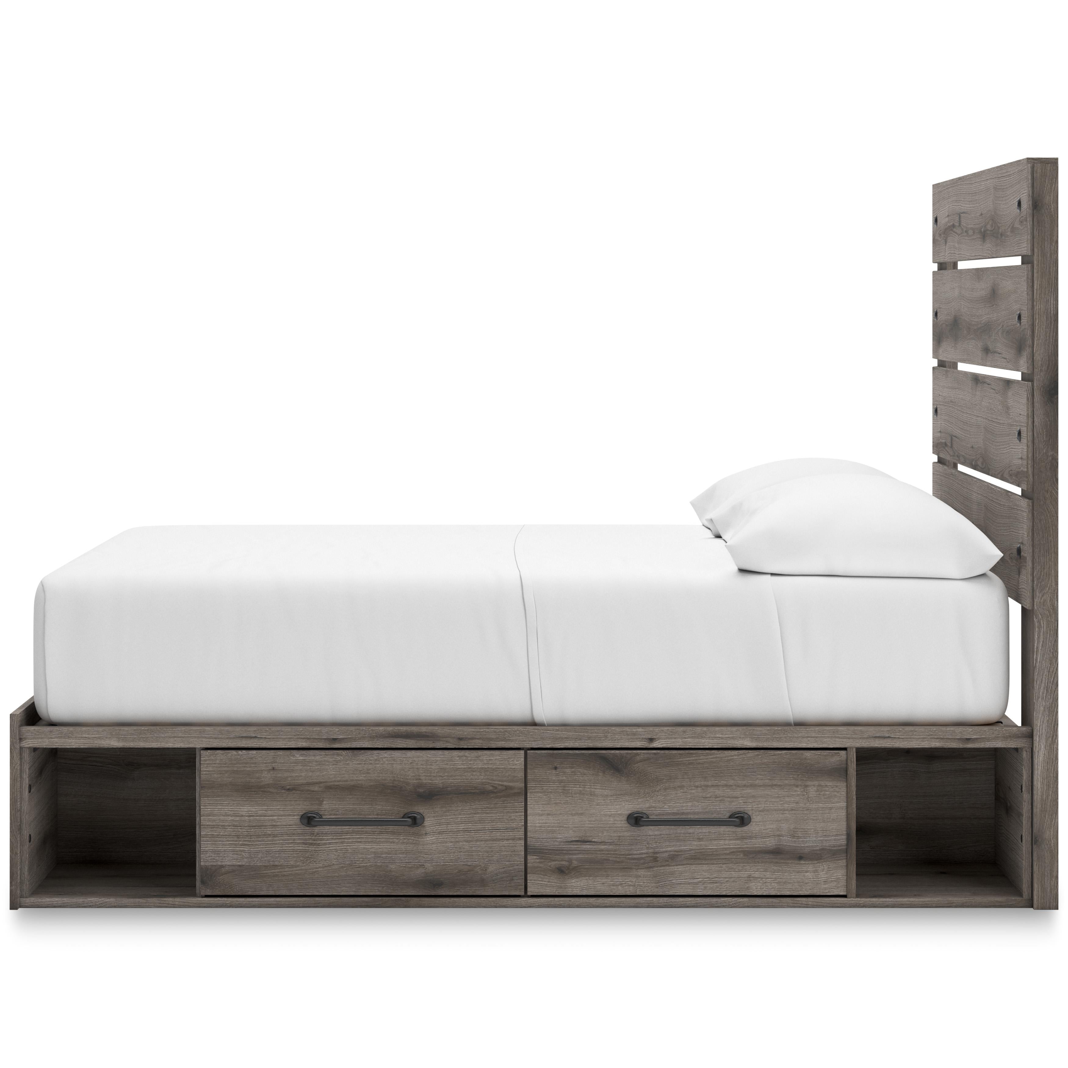  Size_Full --  Graystorm PCB2405B17 Full Panel Bed with Storage IMAGE 5